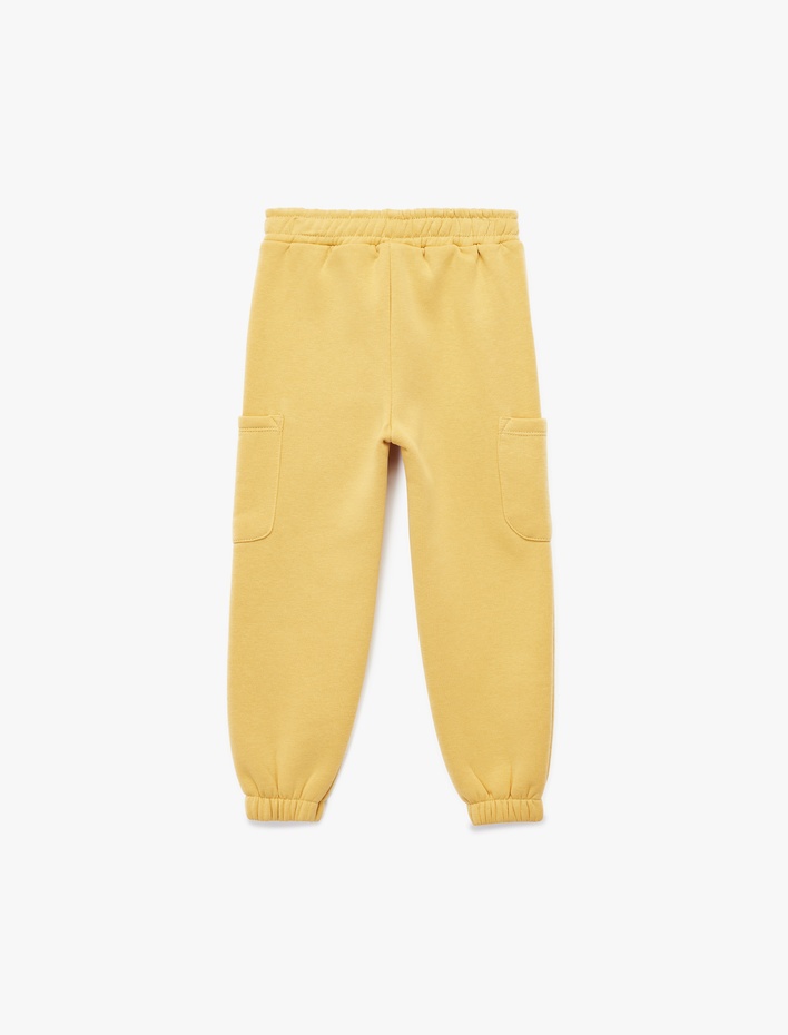 Erkek Bebek Şardonlu Beli Lastikli Basic Jogger Eşofman Altı