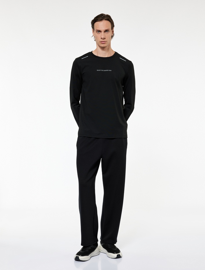  Pamuklu Rahat Kalıp Cepli Beli Lastikli Bağlamalı Spor Eşofman Pantolon