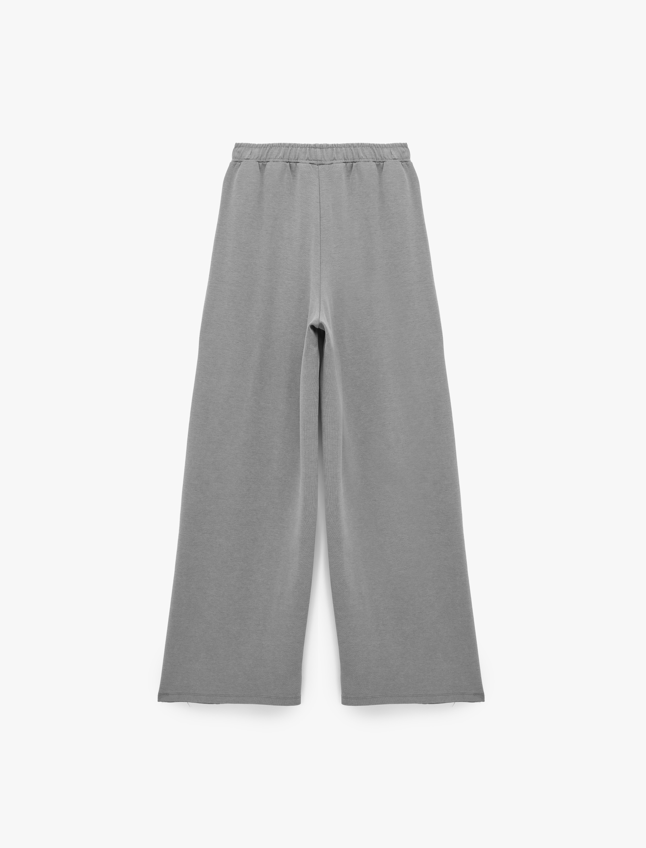 Şardonlu Rahat Kalıp Nervürlü Cepli Beli Lastikli Geniş Paça Eşofman Altı