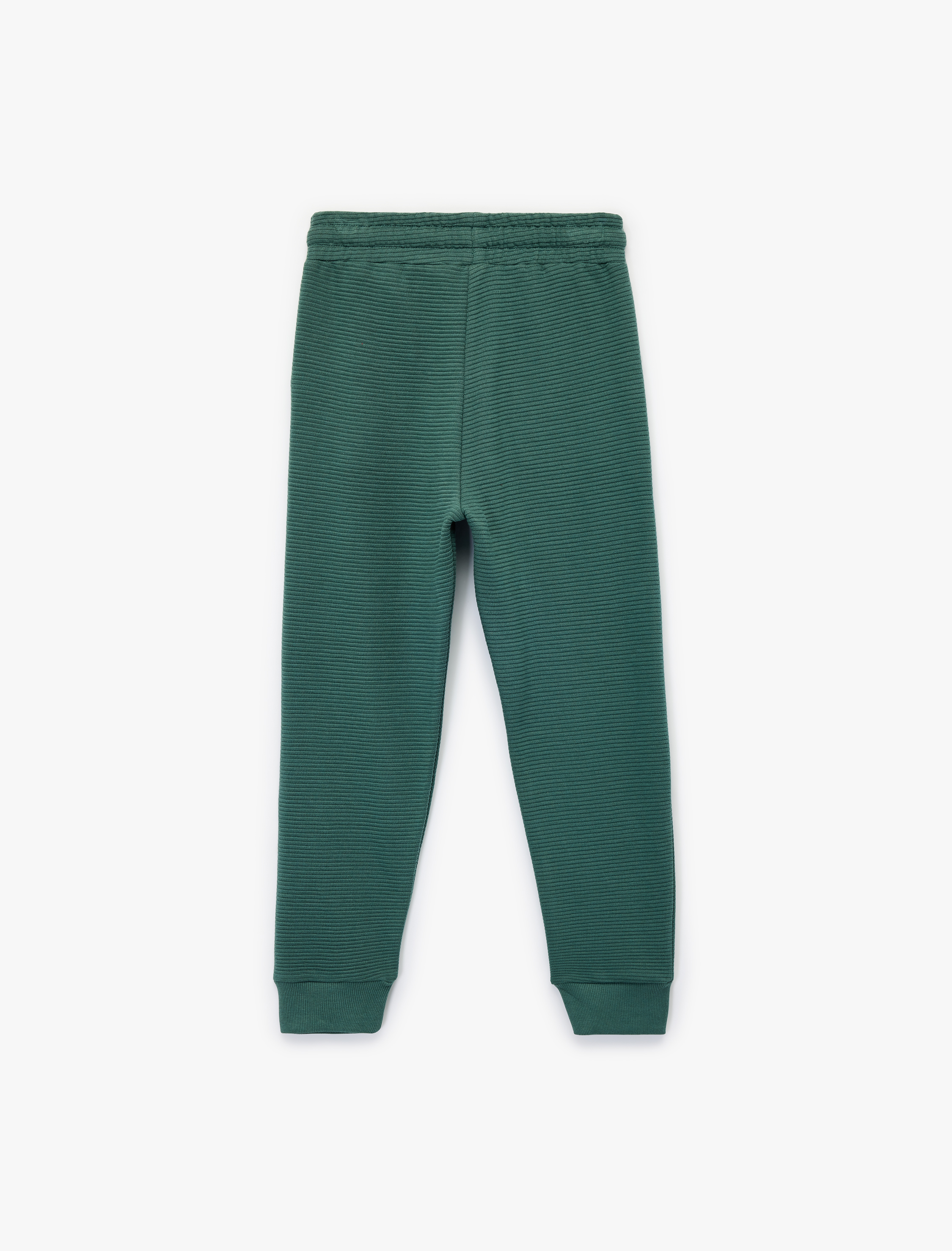  Erkek Çocuk Pamuklu Cep Detaylı Basic Jogger Eşofman Altı