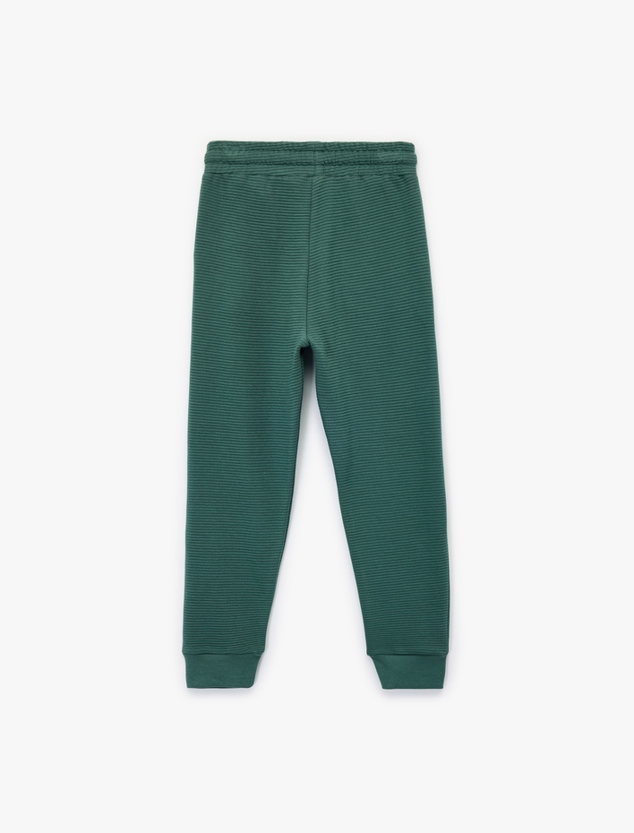 Erkek Çocuk Pamuklu Cep Detaylı Basic Jogger Eşofman Altı