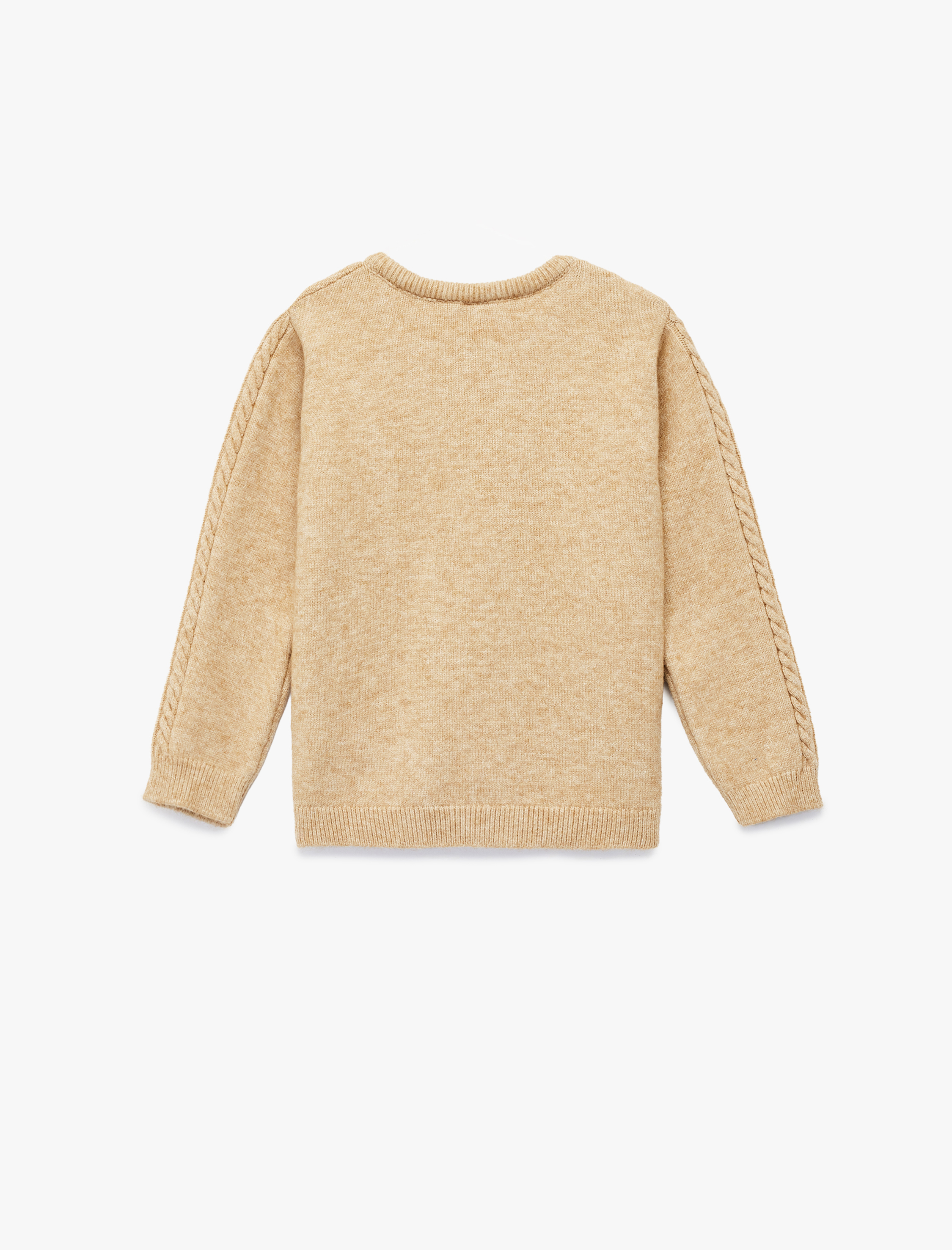  Erkek Bebek Uzun Kollu Viskon Karışımlı Bisiklet Yaka Triko Kazak