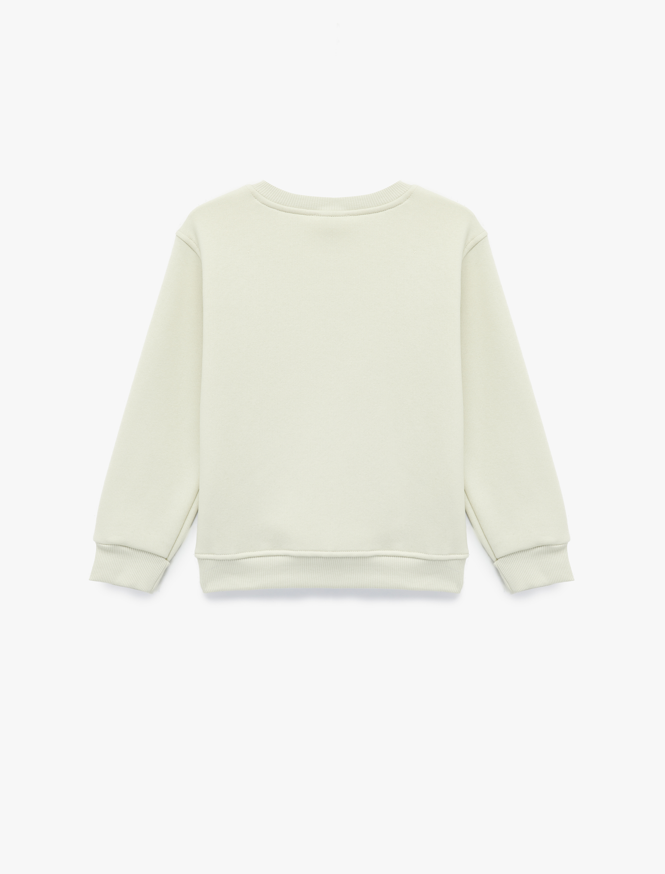  Erkek Çocuk Uzun Kollu Bisiklet Yaka Şardonlu Baskılı Sweatshirt