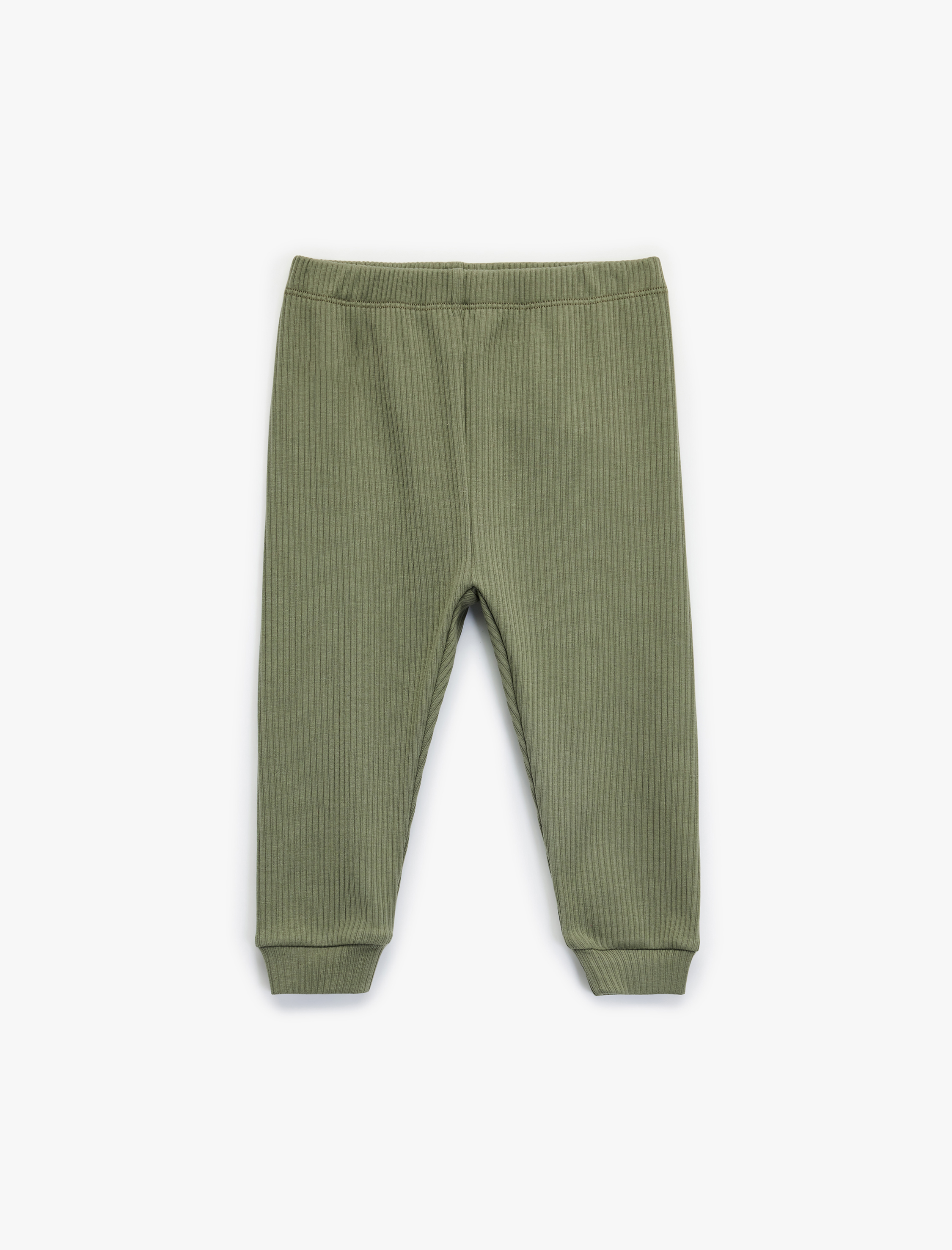  Erkek Bebek Ribanalı Beli Lastikli Basic Jogger Eşofman Altı