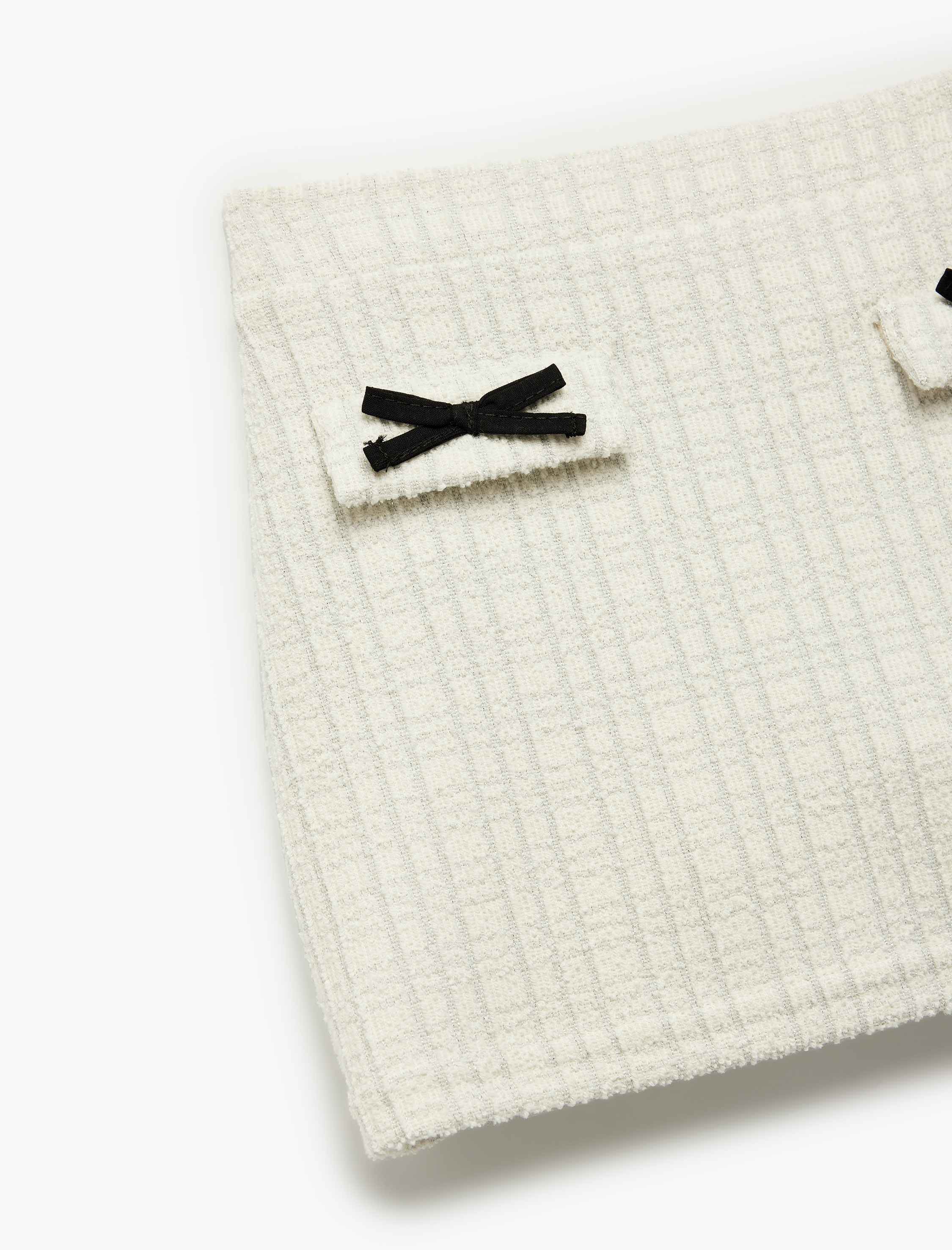 Kız Bebek Fiyonk Detaylı A Kesim Tüvit Etek