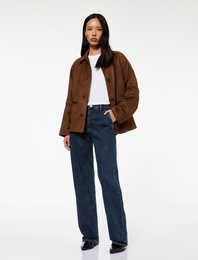 Normal Bel Uzun Paça Straight Fit Jean Pantolon - Straight Fit Jean