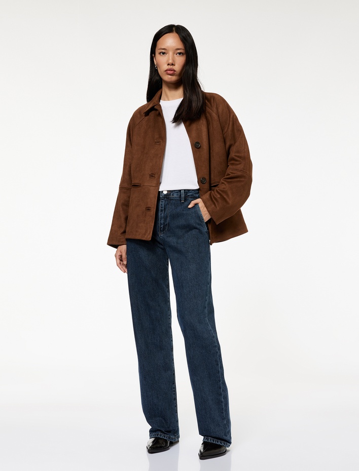  Normal Bel Uzun Paça Straight Fit Jean Pantolon - Straight Fit Jean