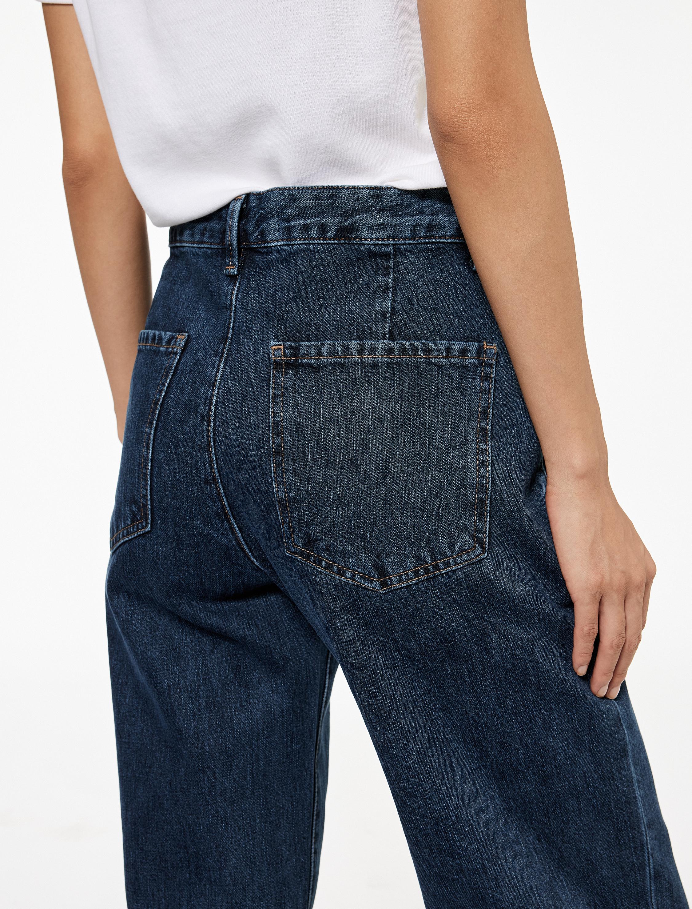   Normal Bel Uzun Paça Straight Fit Jean Pantolon - Straight Fit Jean