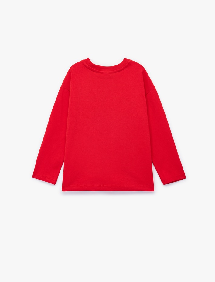 Kız Bebek Pamuklu Uzun Kollu Atatürk Baskılı Tişört