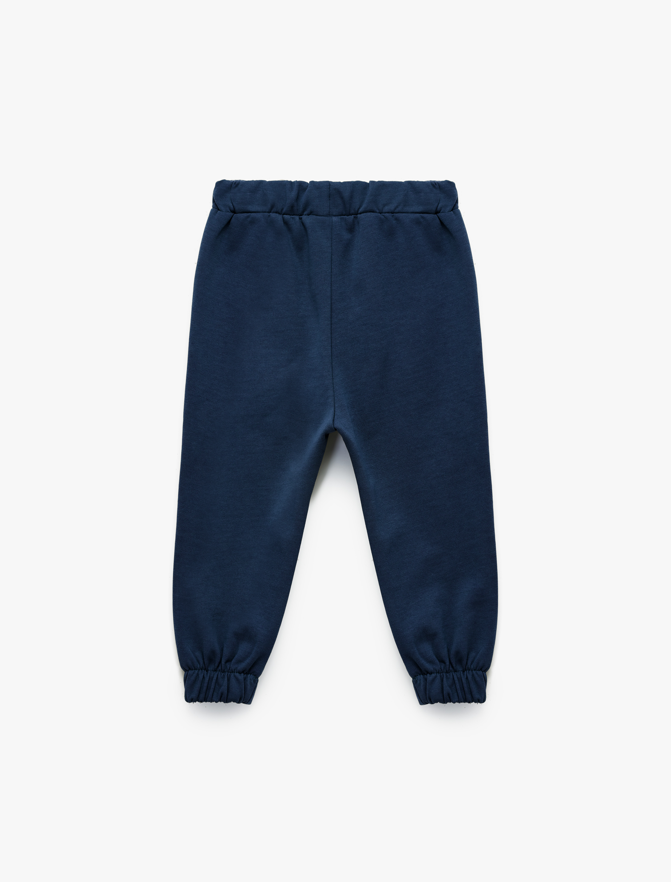  Erkek Bebek Pamuklu Beli Bağcıklı Cep Detaylı Basic Eşofman Altı