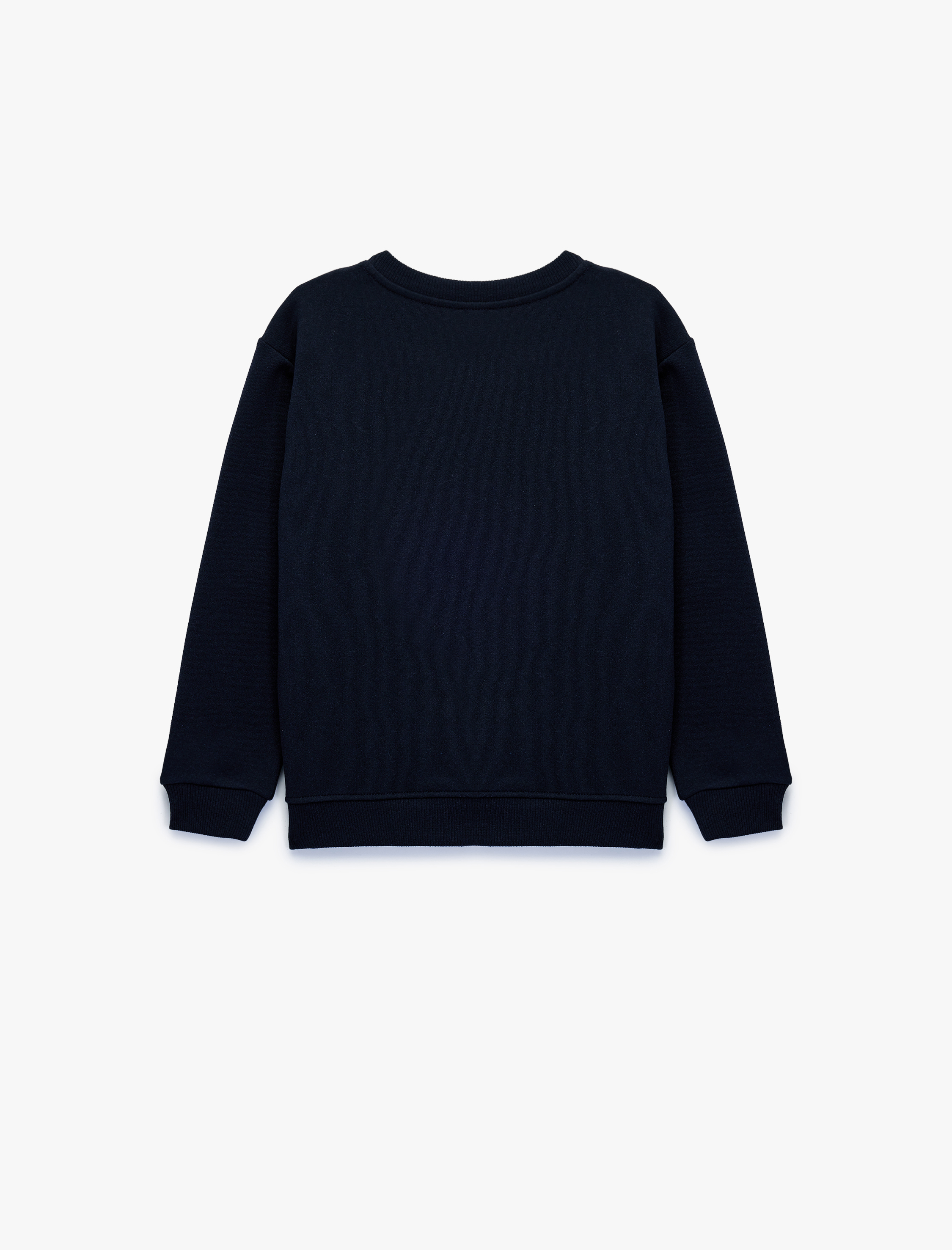  Erkek Çocuk Bisiklet Yaka Uzun Kollu Baskılı Sweatshirt