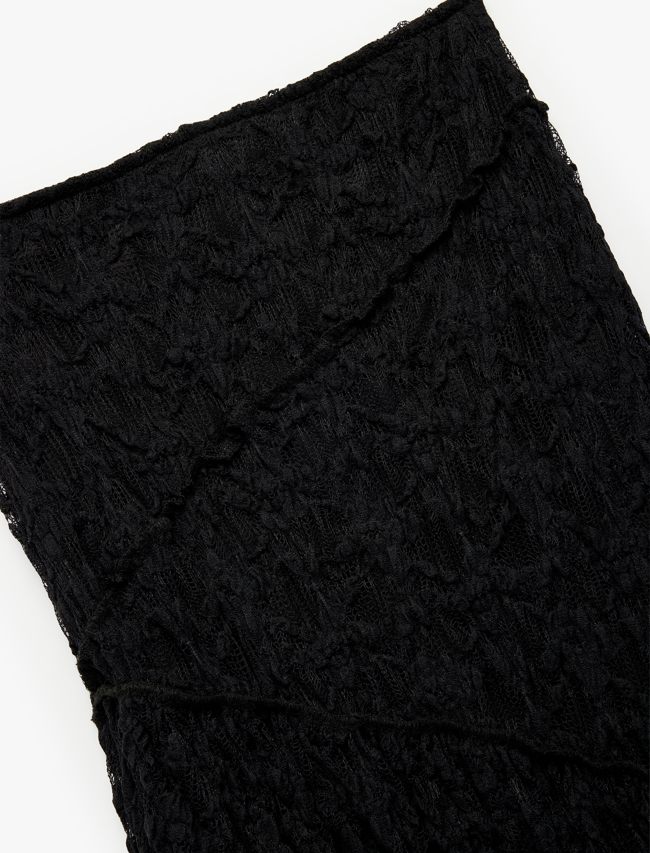  Kız Çocuk Dantel Detaylı A Kesim Midi Etek