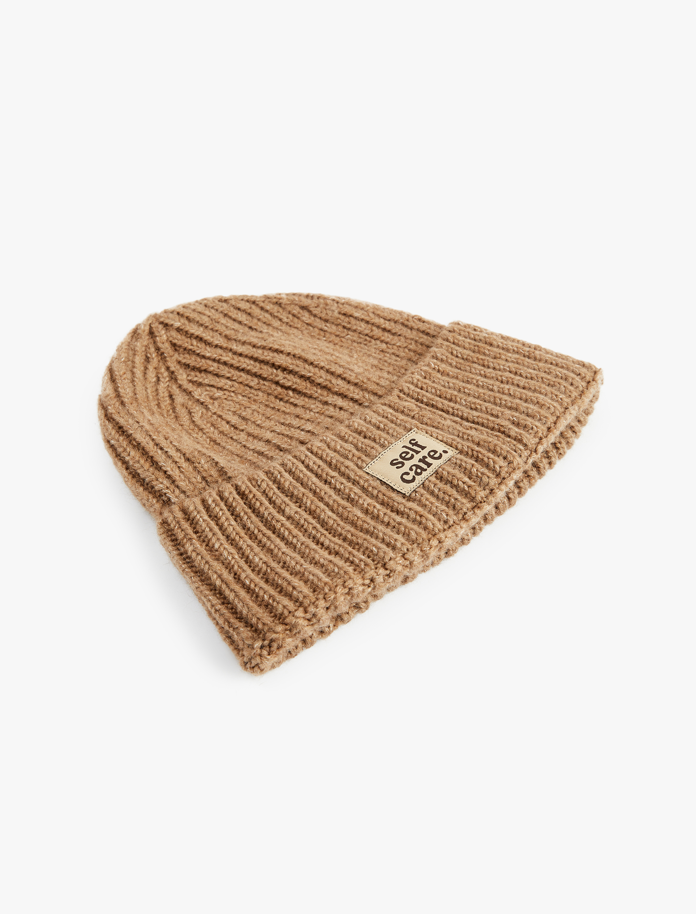  Erkek Baskılı Etiket Detaylı Katlı Bere