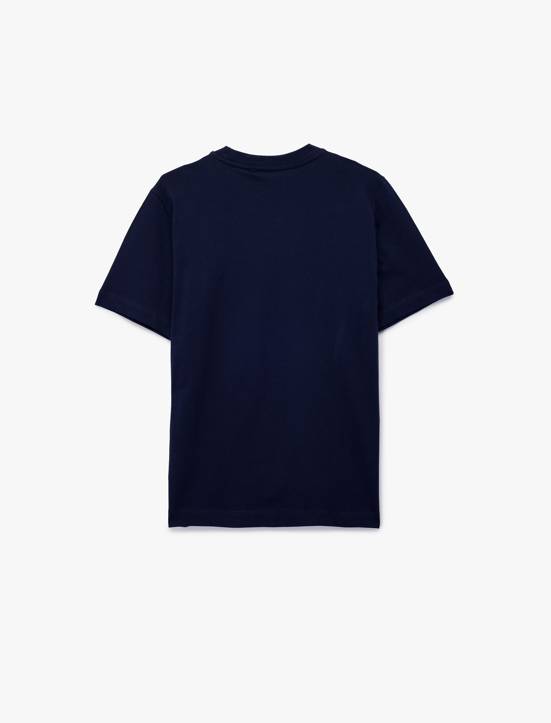   Pamuklu Bisiklet Yaka Regular Fit Kısa Kollu Basic Tişört