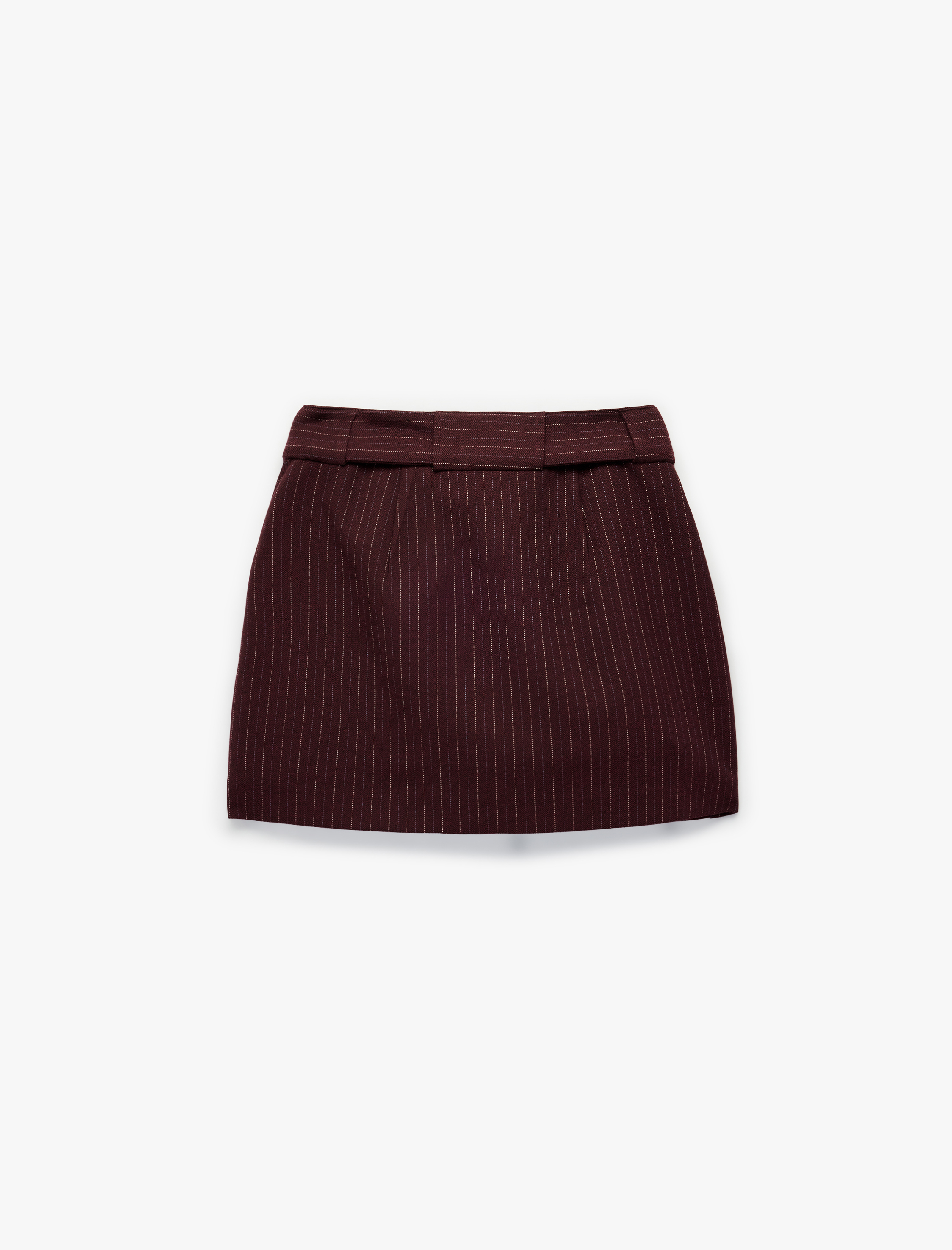   Koton X Sibil Çetinkaya - A Kesim Kemerli Kruvaze Mini Etek