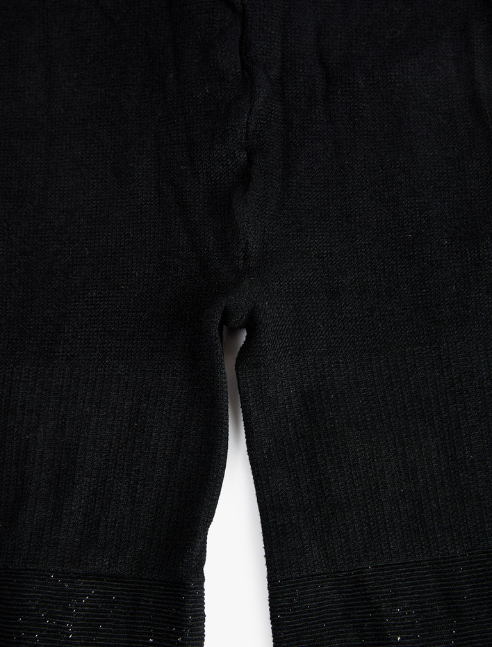 Kız Çocuk 70 Den Sim Detaylı Külotlu Çorap