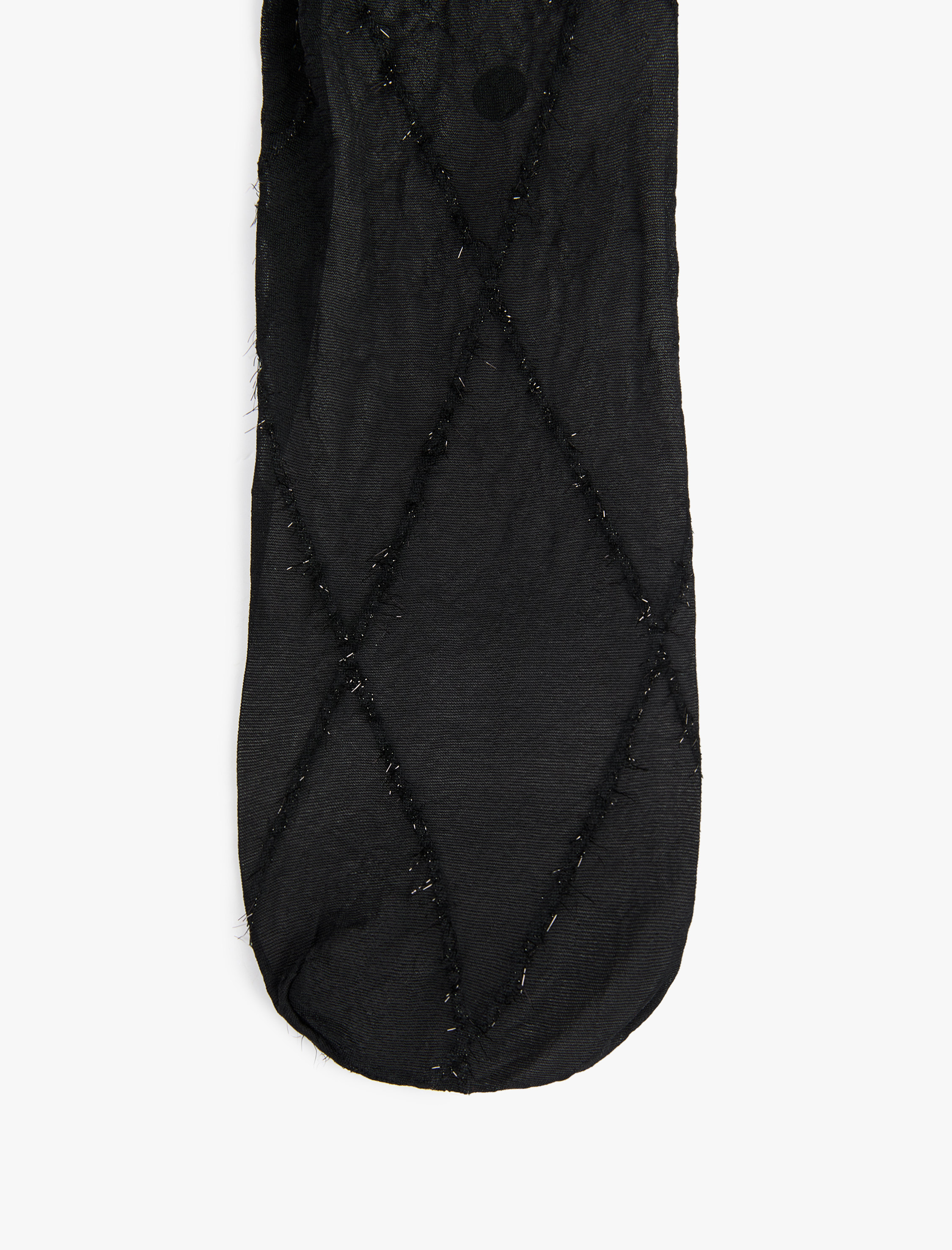  Kadın 60 Den Geometrik Desenli Simli Külotlu Çorap