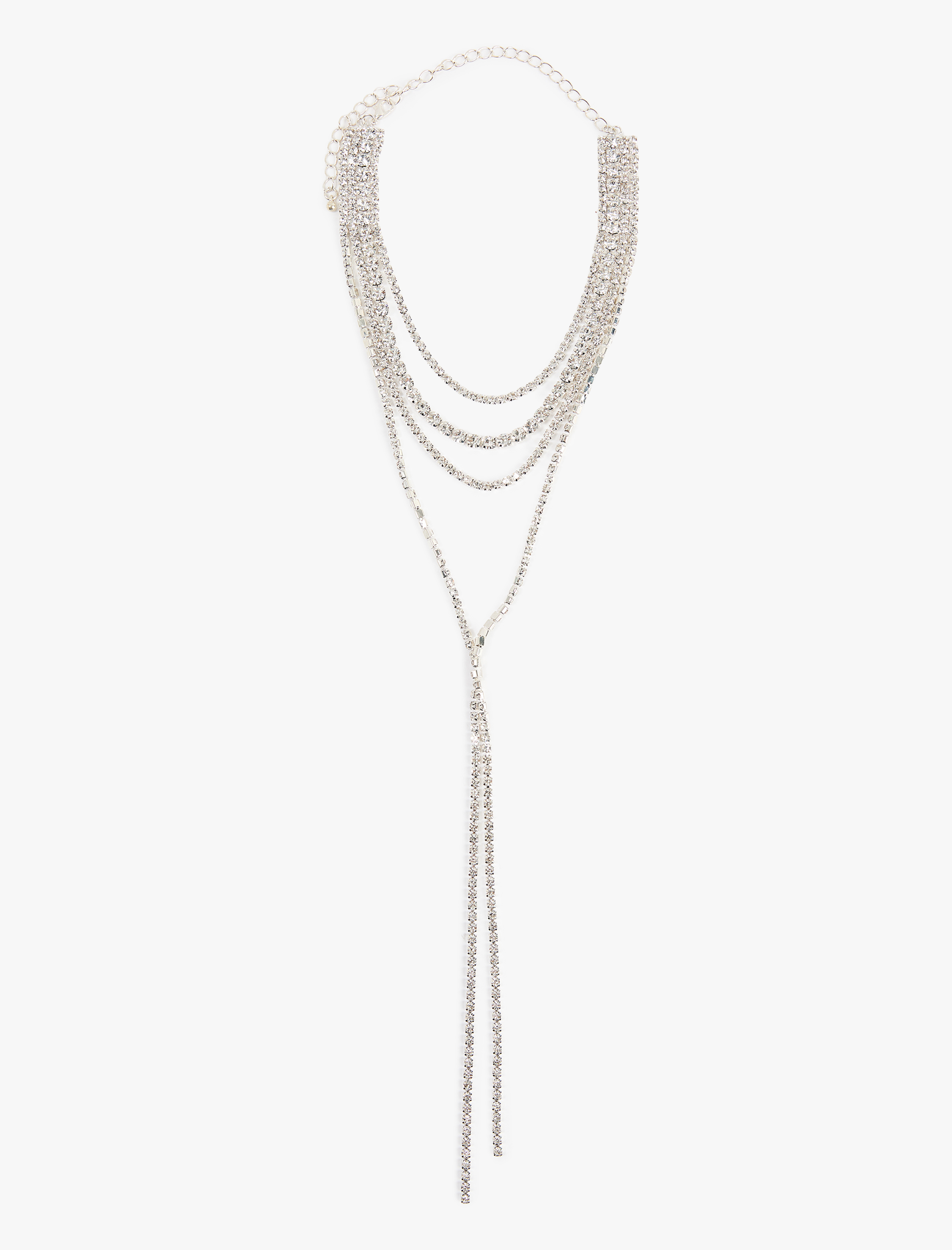  Kadın Uzun Taşlı Zincir Y Kolye - Koton X Sibil Çetinkaya