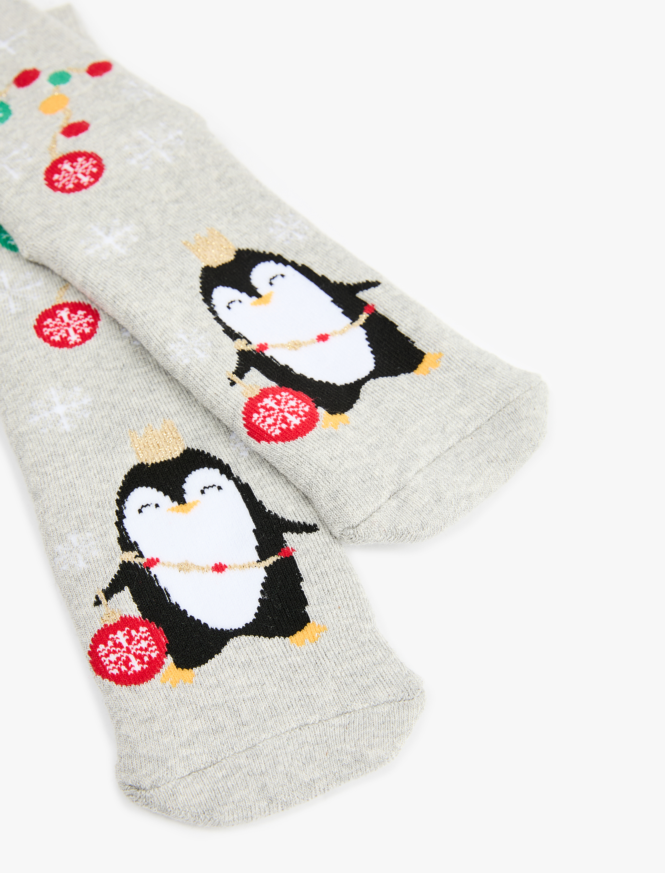  Kadın Yılbaşı Temalı Soket Havlu Çorap