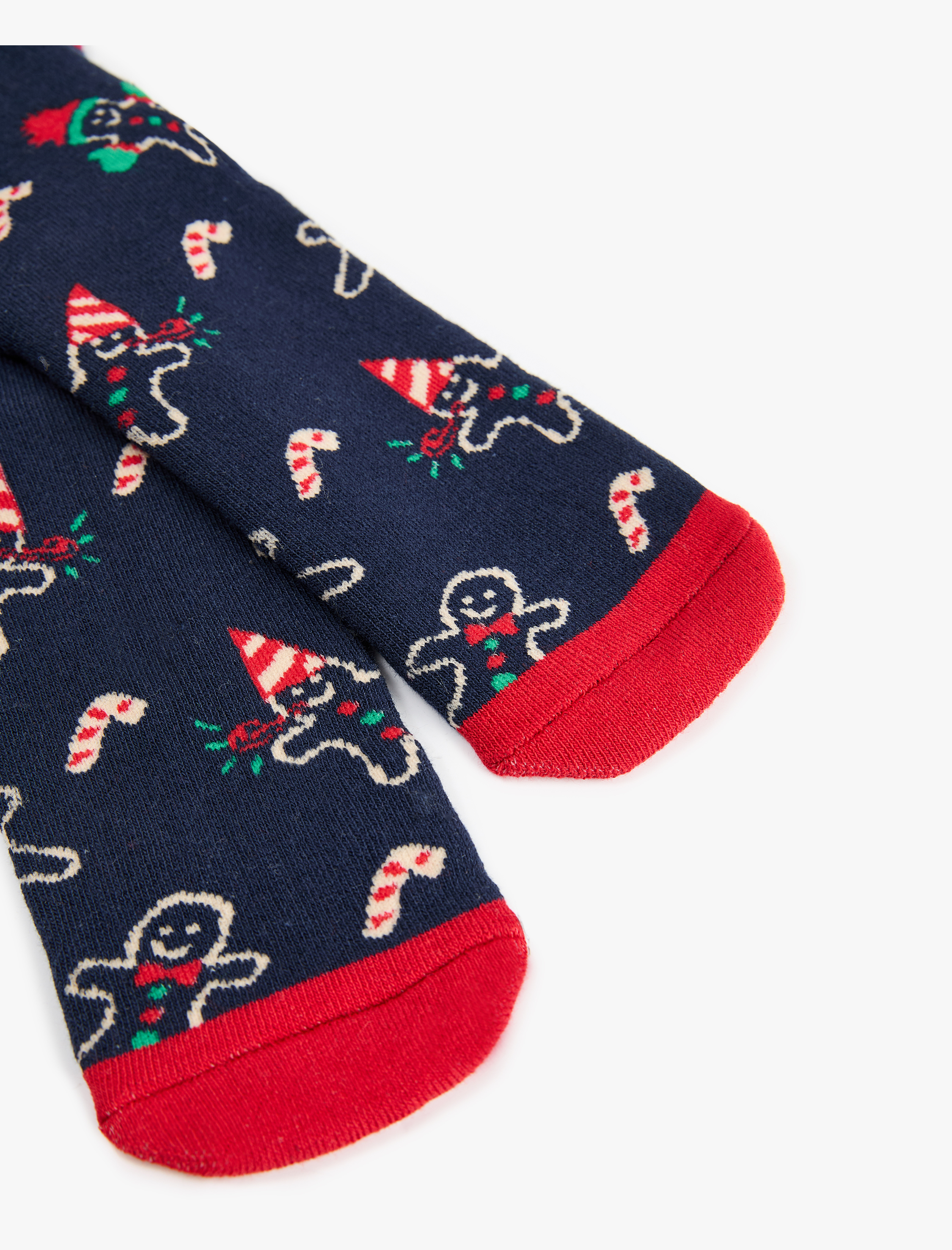  Kadın Pamuklu Yılbaşı Soket Çorap