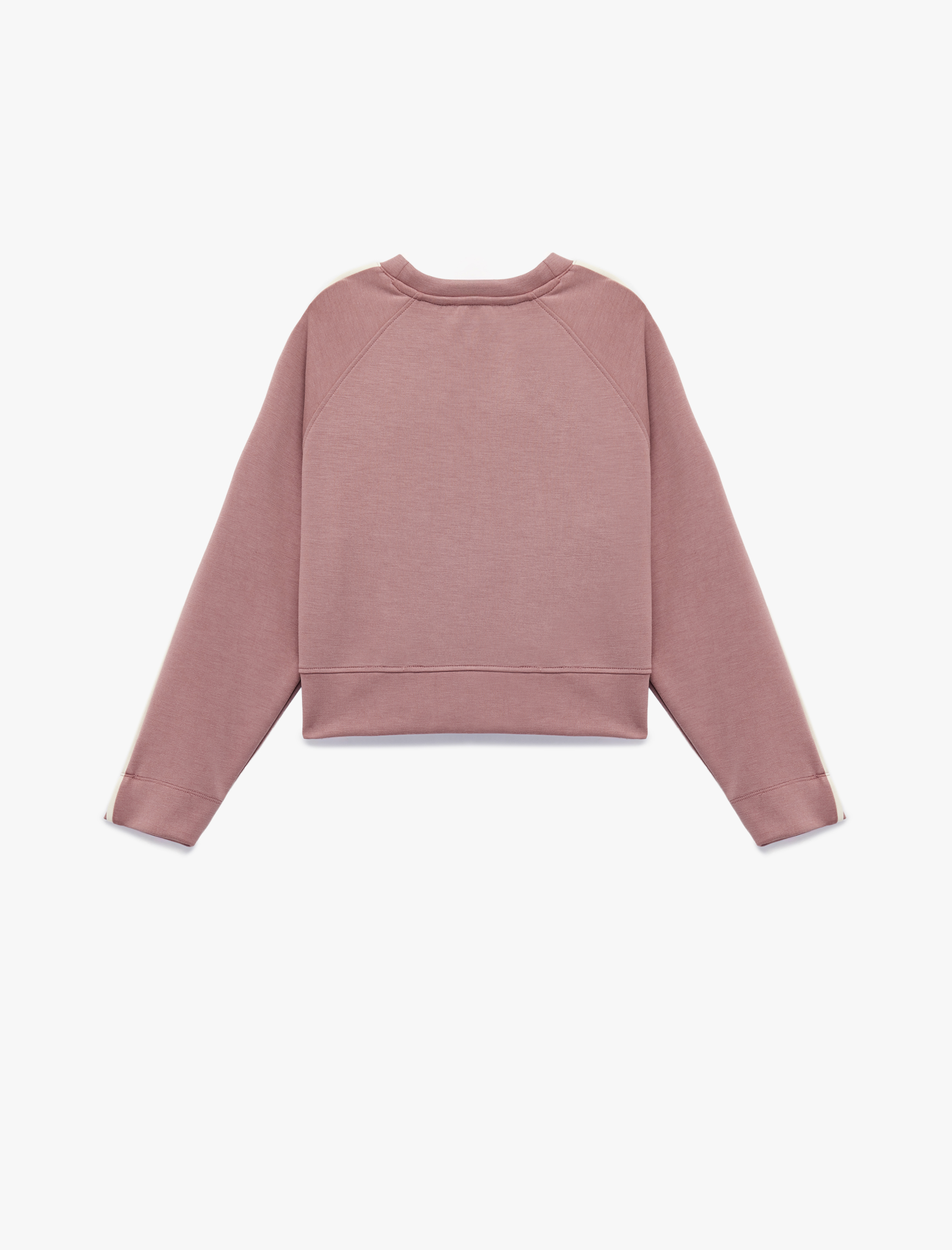  Kız Çocuk Modal Karışımlı Uzun Kollu Bisiklet Yaka Sweatshirt