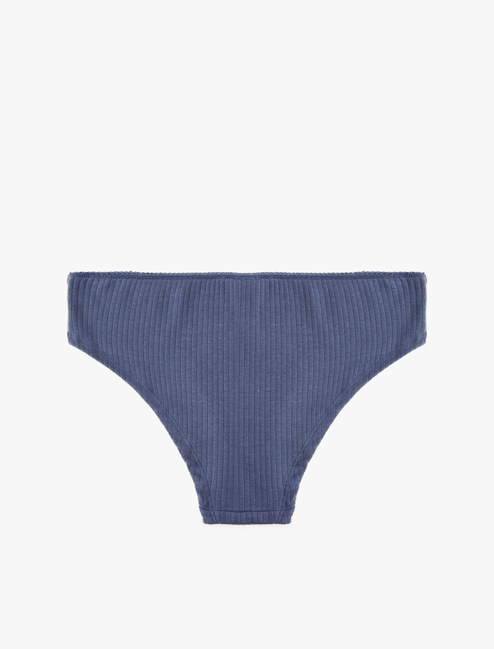  Pamuklu Rahat Kesim Fitilli Brief Külot