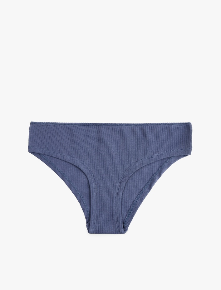  Pamuklu Rahat Kesim Fitilli Brief Külot