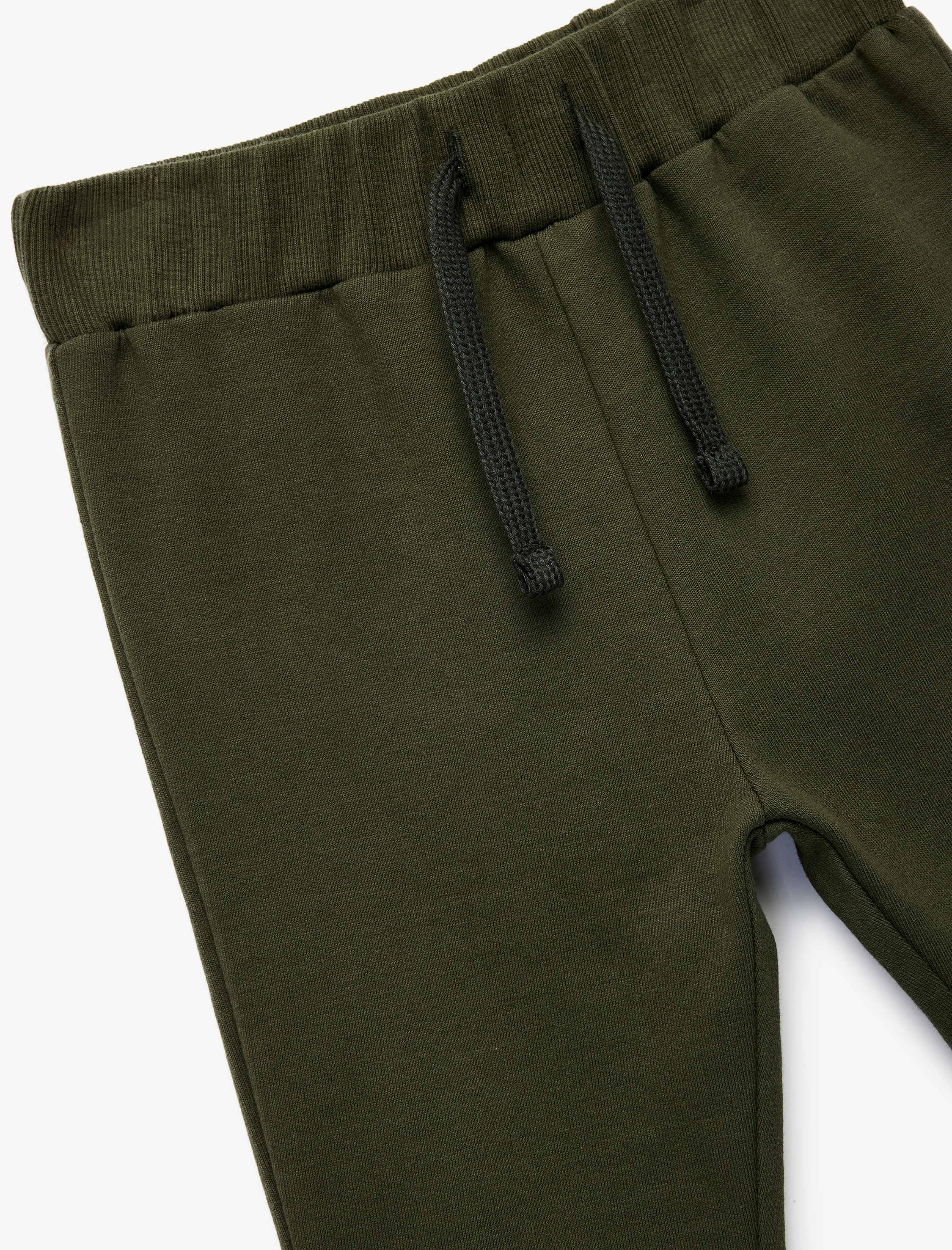  Erkek Bebek Pamuklu Beli Bağcıklı Basic Jogger Eşofman Altı