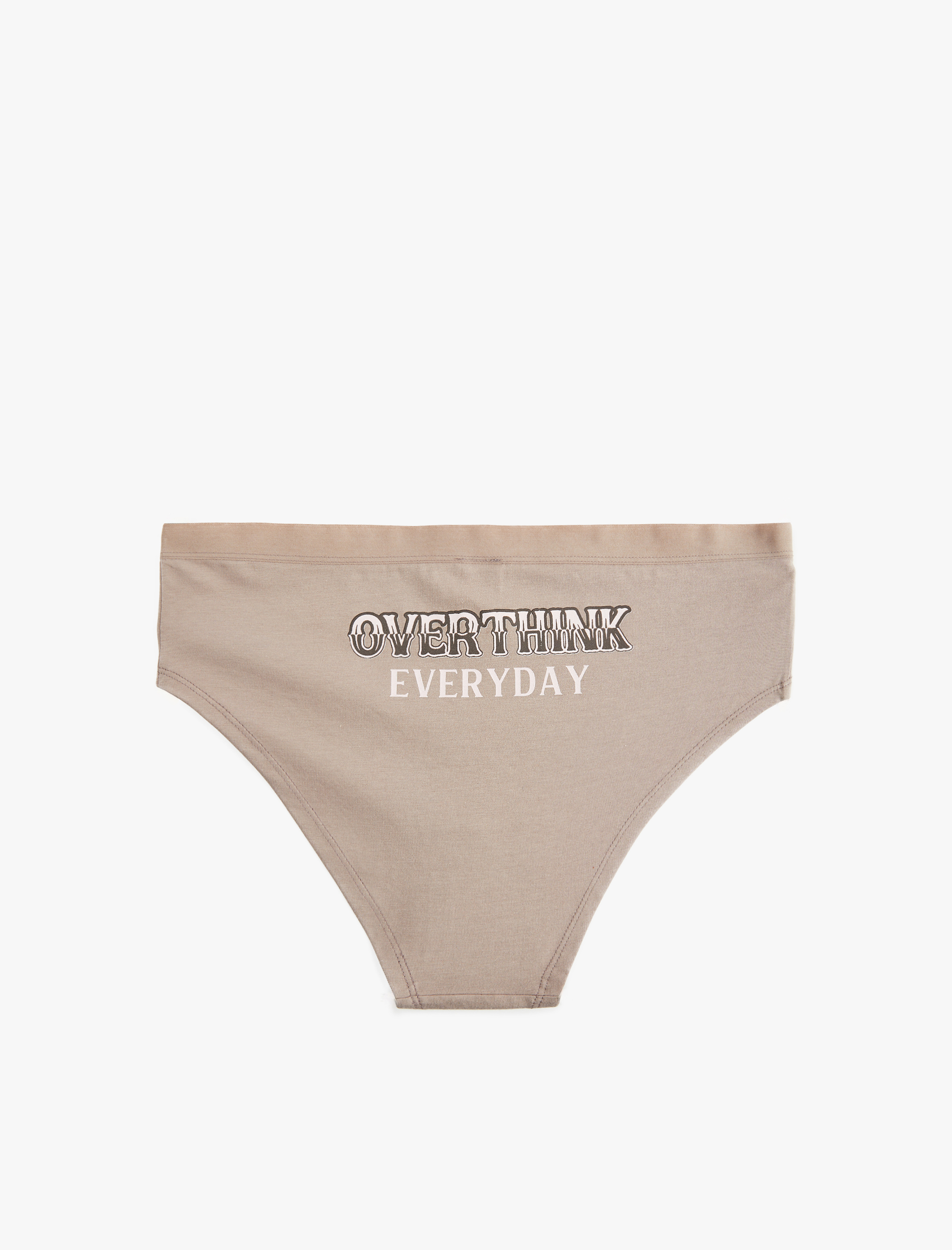   Pamuklu Rahat Kalıp Basic Yüksek Bel Hipster Külot