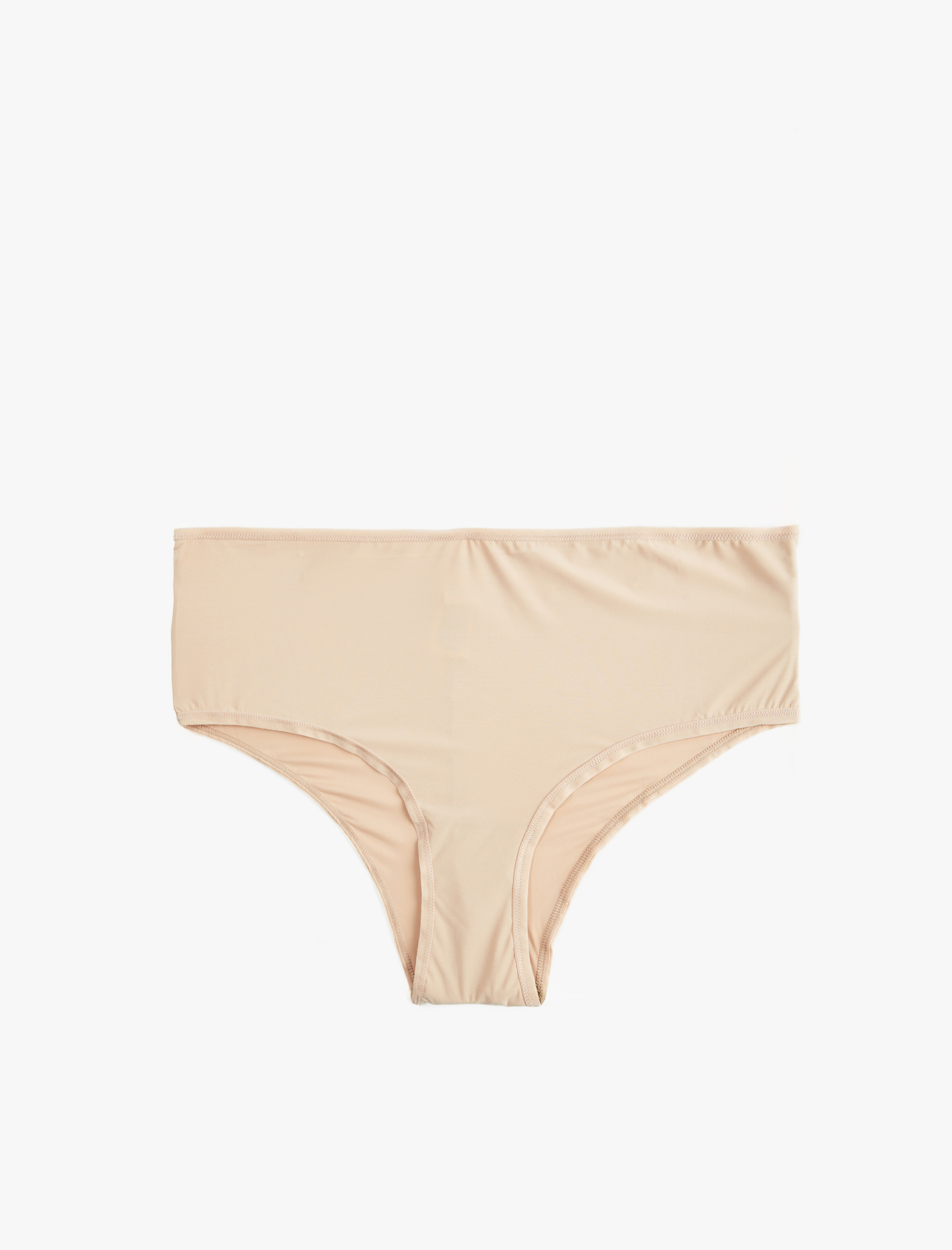   Yüksek Bel Rahat Kalıp Basic Brazilian Külot