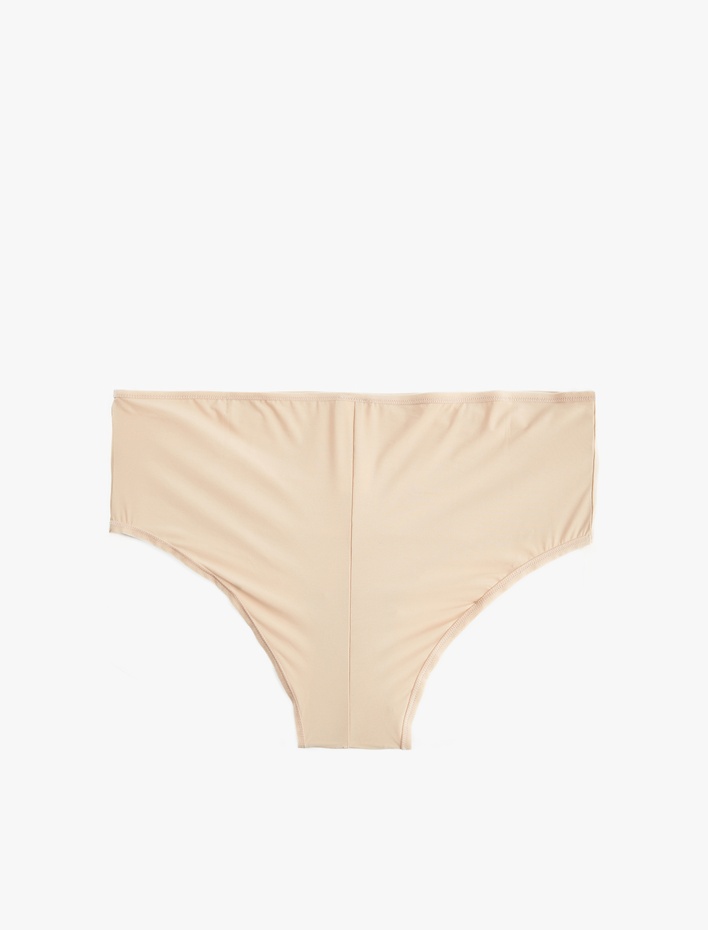  Yüksek Bel Rahat Kalıp Basic Brazilian Külot