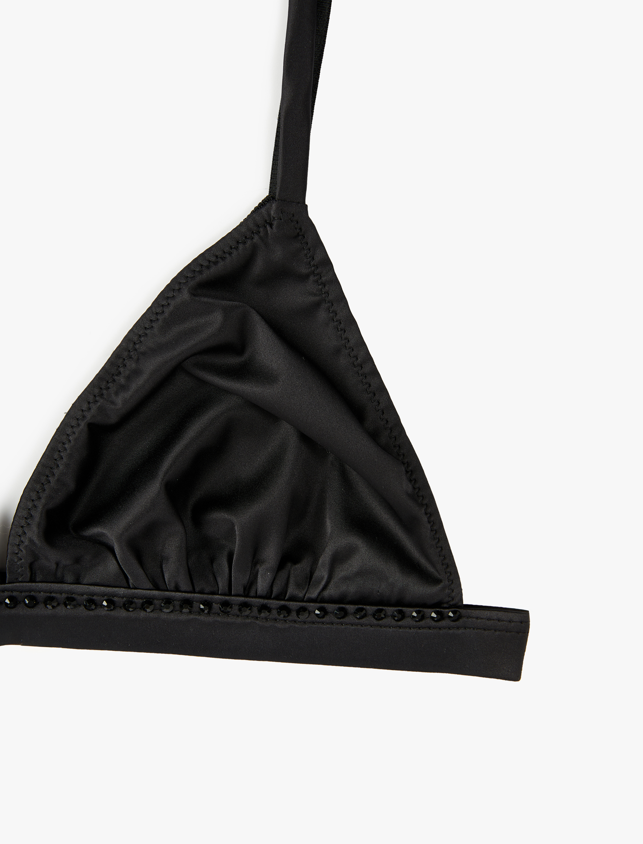 Rahat Kalıp Taş Detaylı Balensiz Dolgusuz Sütyen