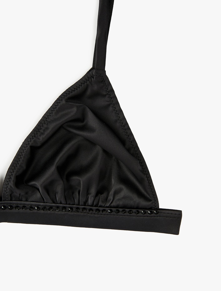  Rahat Kalıp Taş Detaylı Balensiz Dolgusuz Sütyen