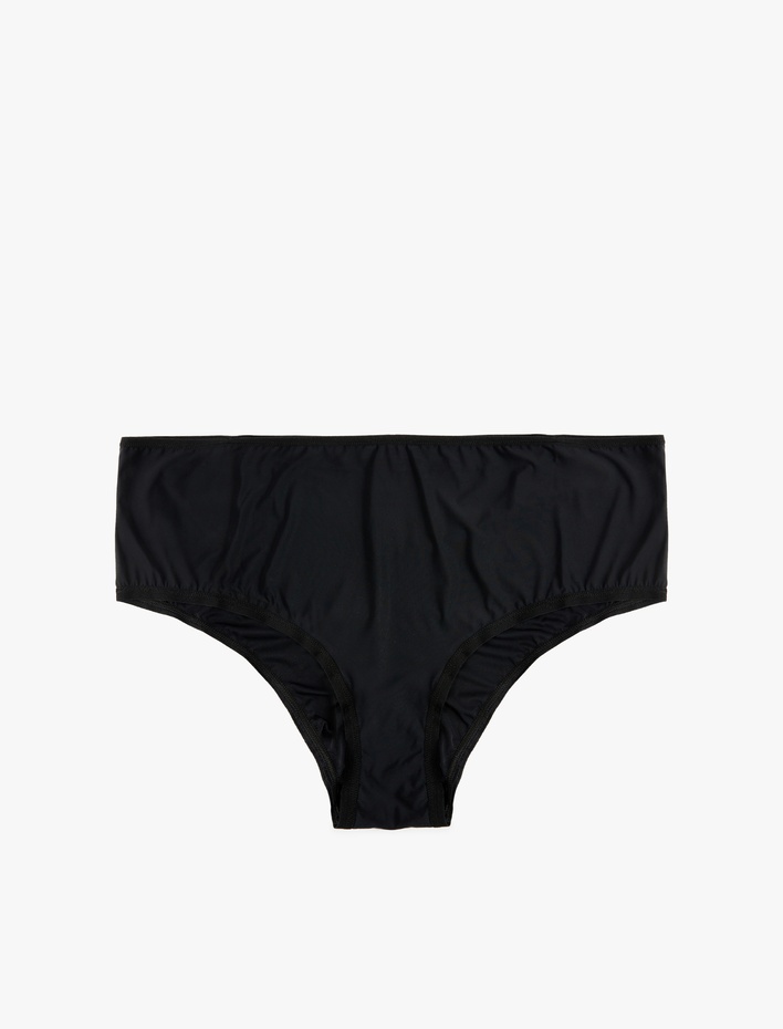  Yüksek Bel Rahat Kalıp Basic Brazilian Külot