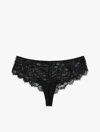 Rahat Kalıp Dantelli Brazilian Külot