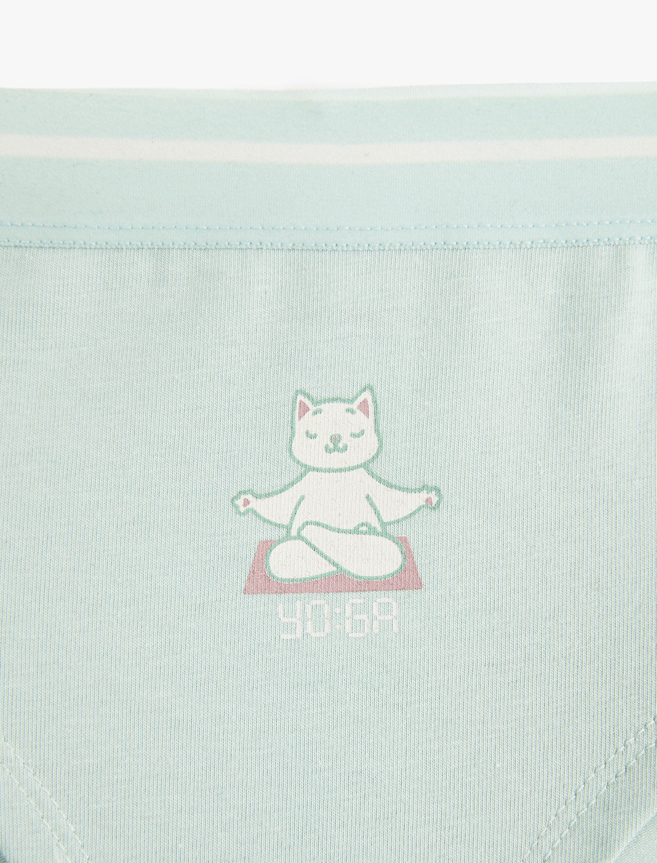   Baskılı Yüksek Bel Pamuklu Hipster Külot