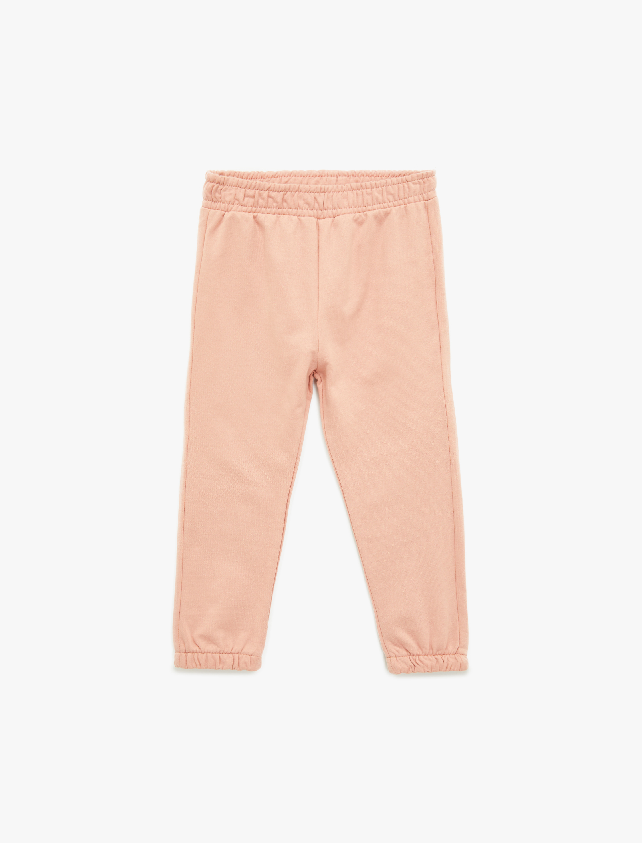  Kız Bebek Pamuklu Beli Lastikli Basic Jogger Eşofman Altı