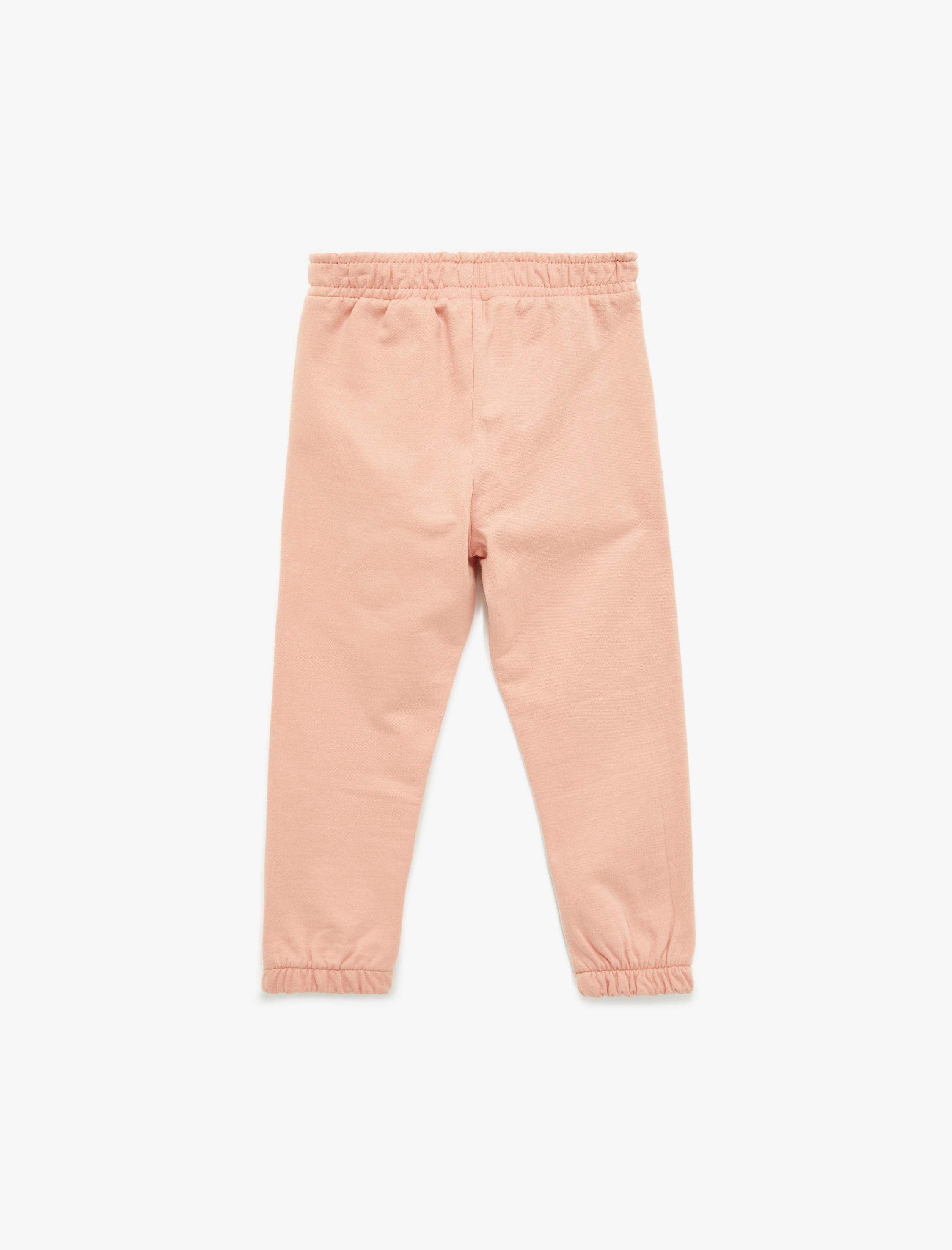  Kız Bebek Pamuklu Beli Lastikli Basic Jogger Eşofman Altı