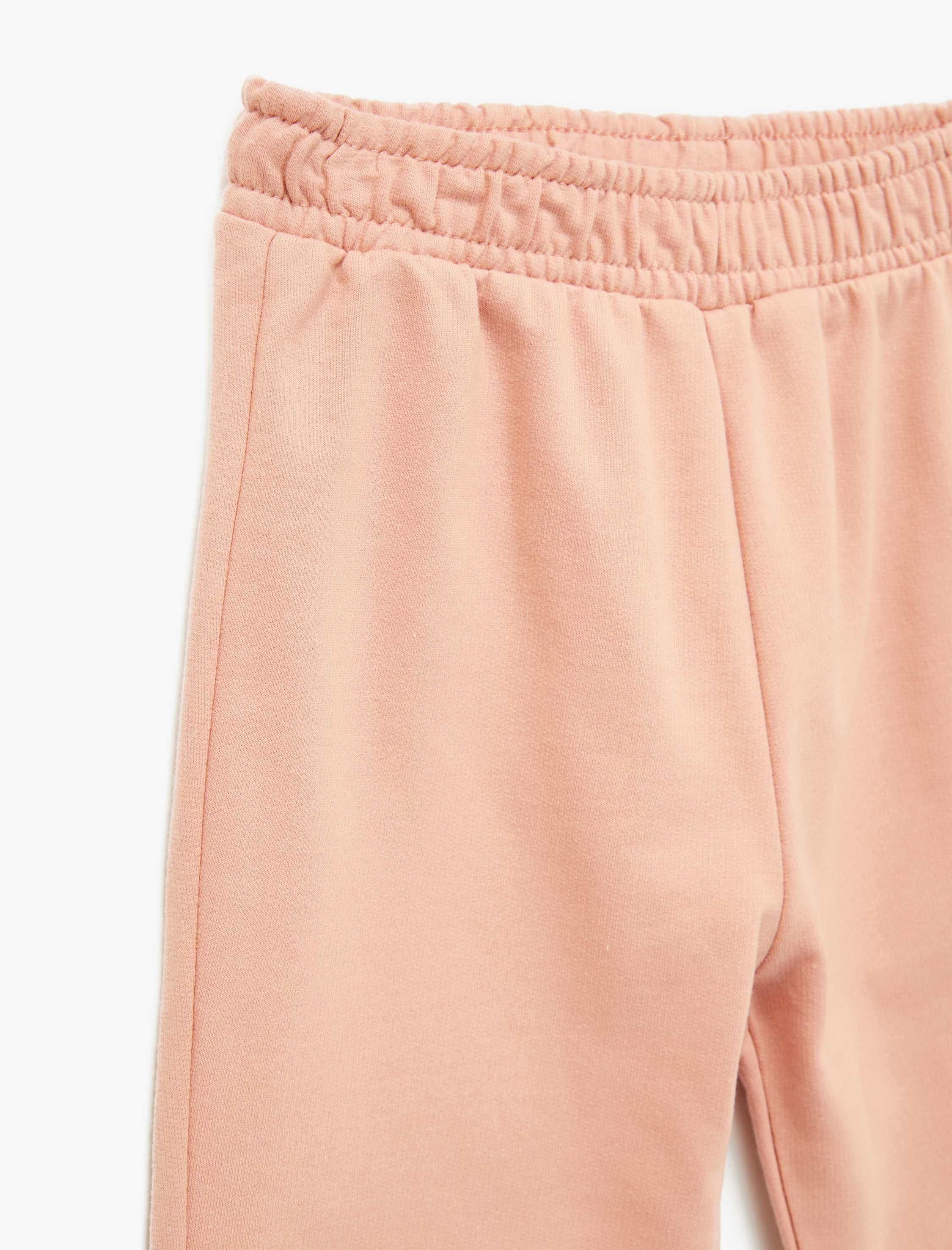  Kız Bebek Pamuklu Beli Lastikli Basic Jogger Eşofman Altı