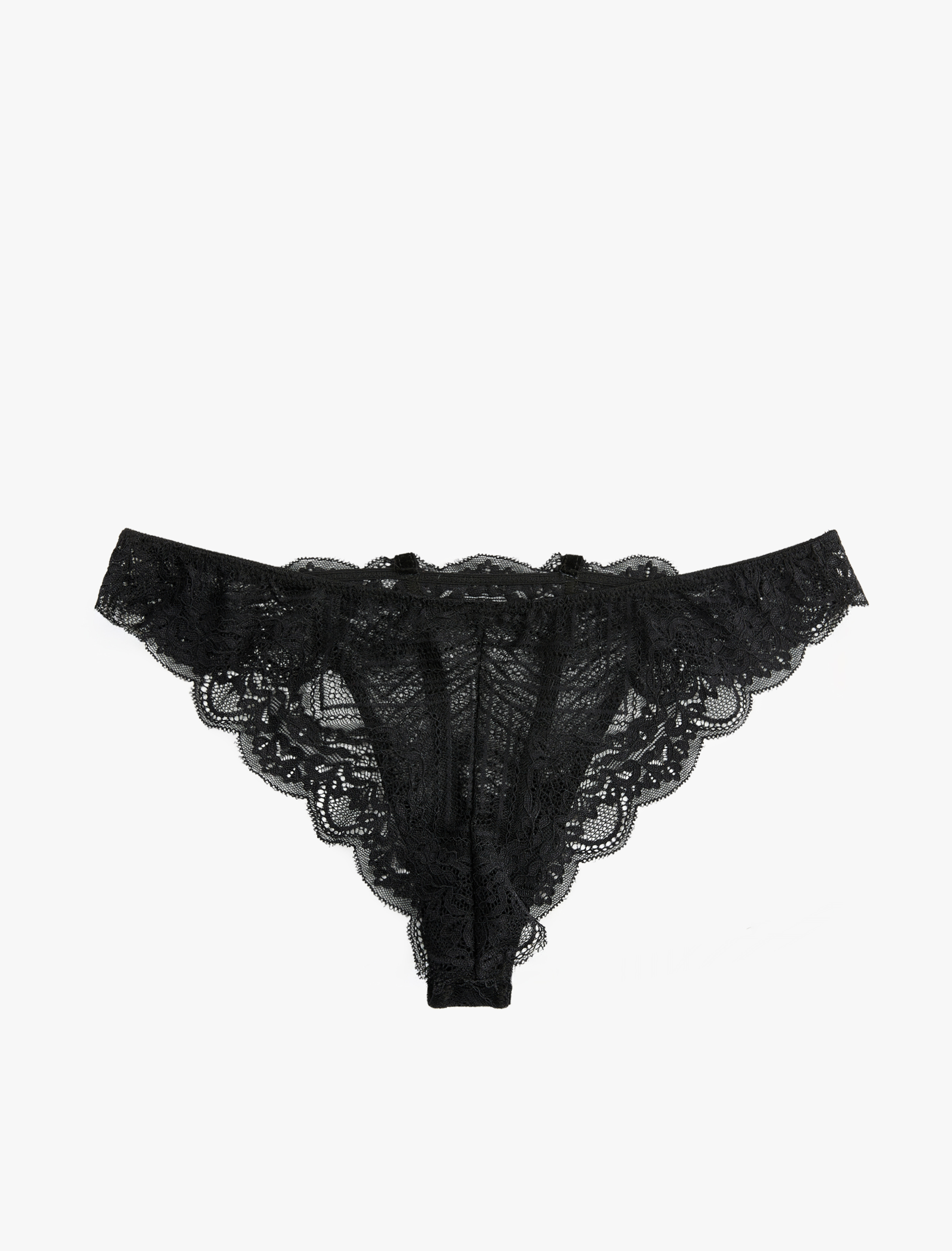 Taş Detaylı Dantelli Brazilian Külot