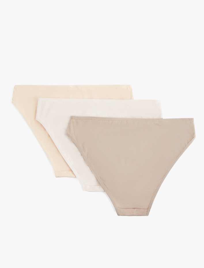  Rahat Kalıp Pamuklu 3'lü Brief Külot Seti
