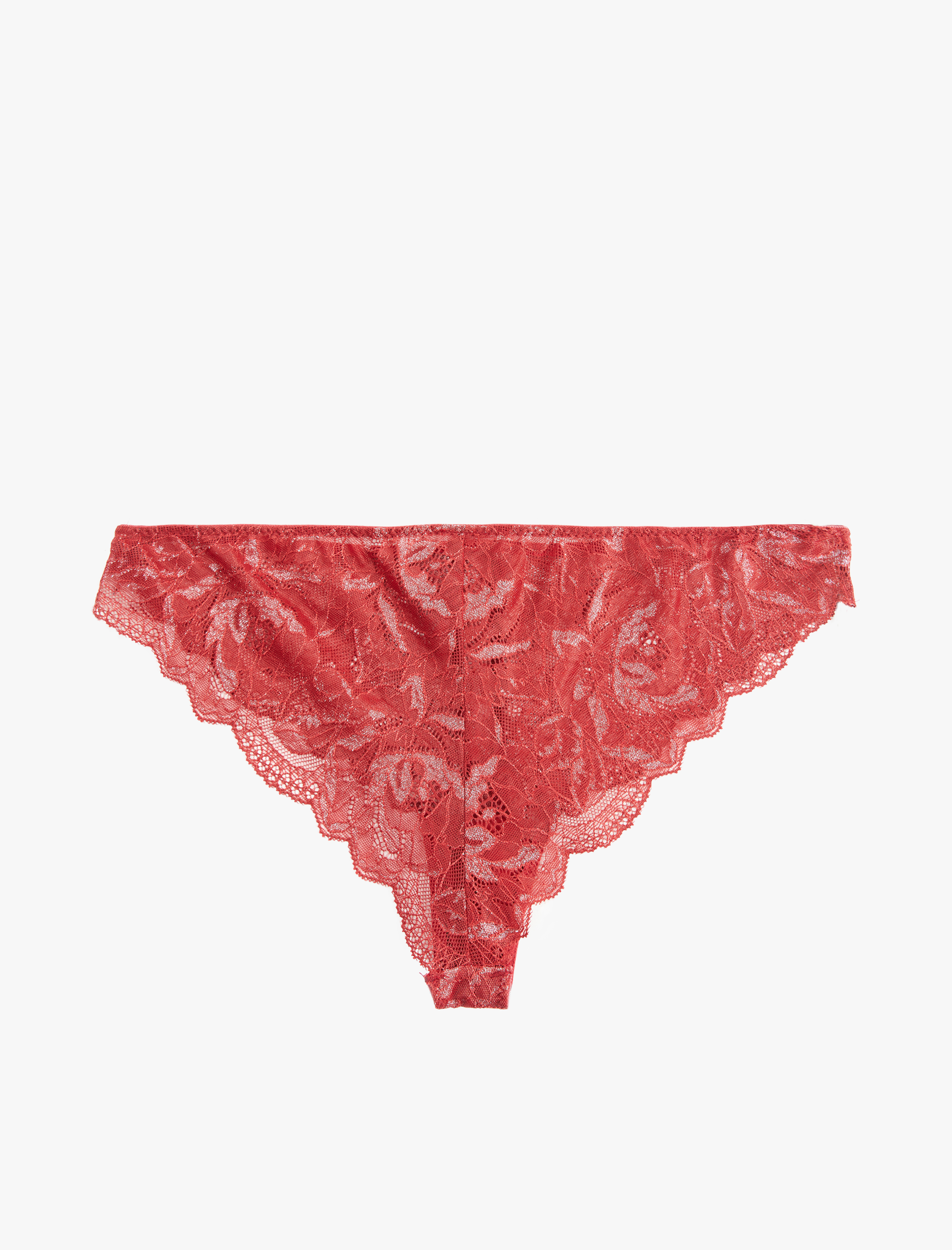 Dantel Detaylı Rahat Kalıp Brazilian Külot