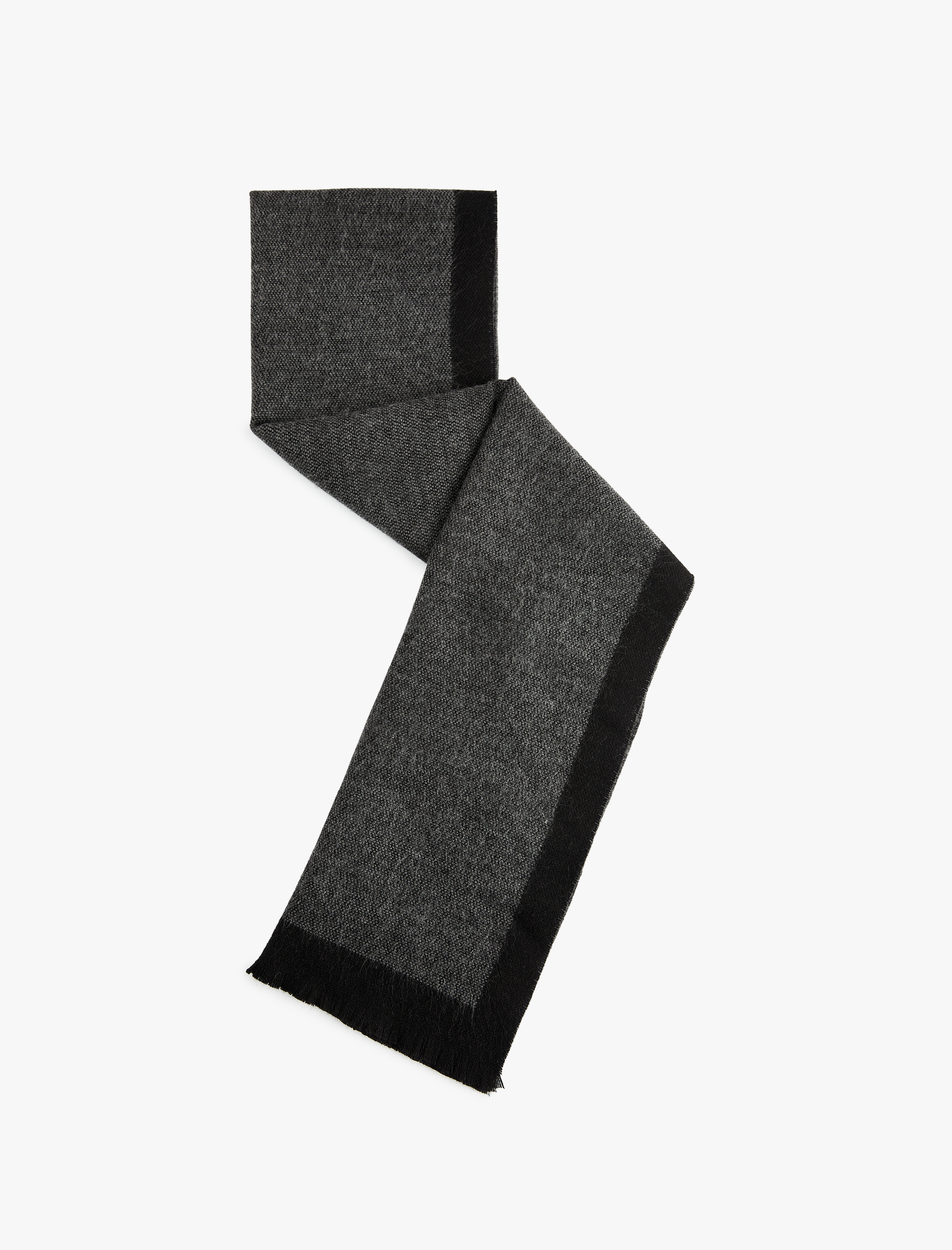  Erkek Püsküllü Uzun Çizgili Atkı