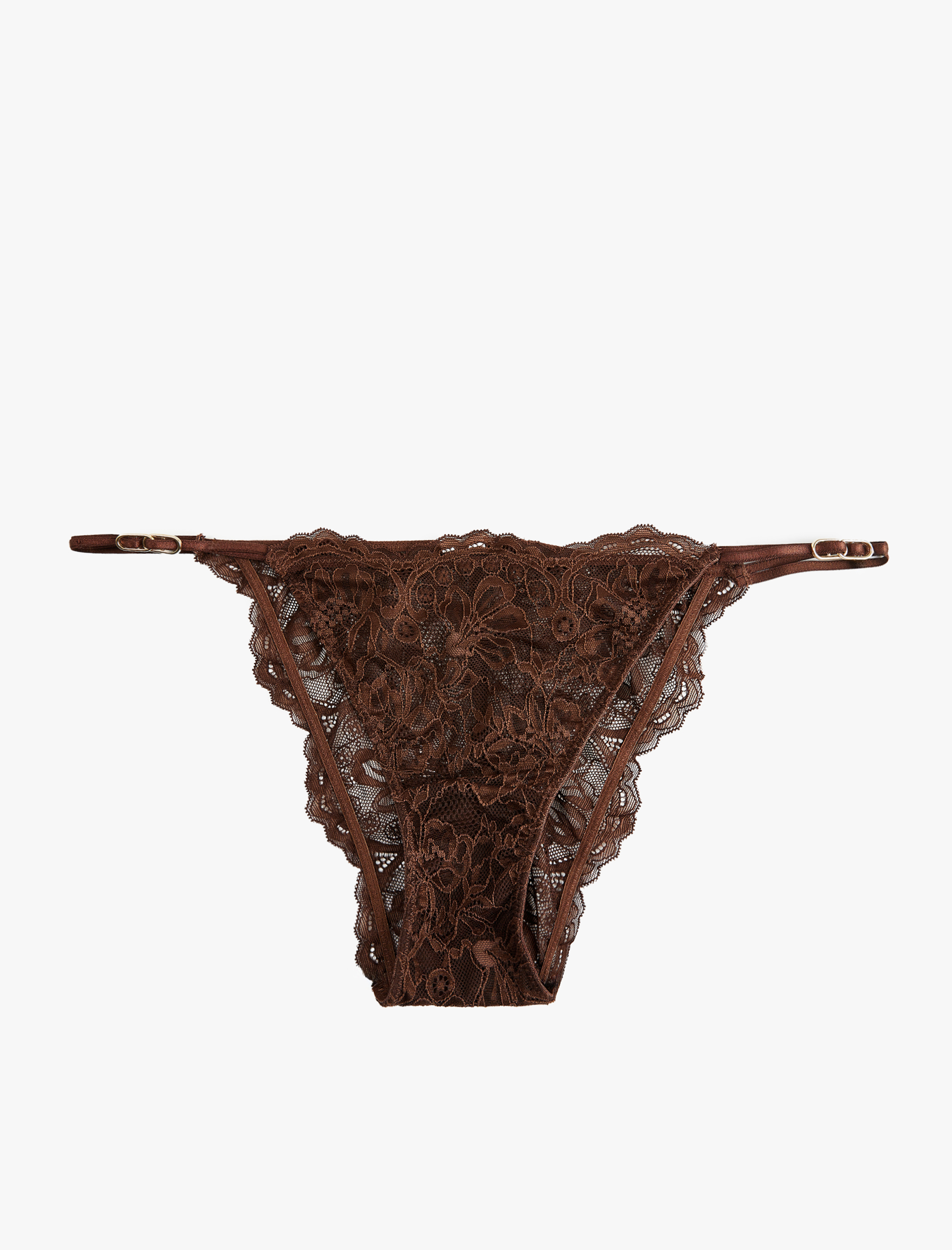   Dantel Detaylı Rahat Kalıp Brazilian Külot