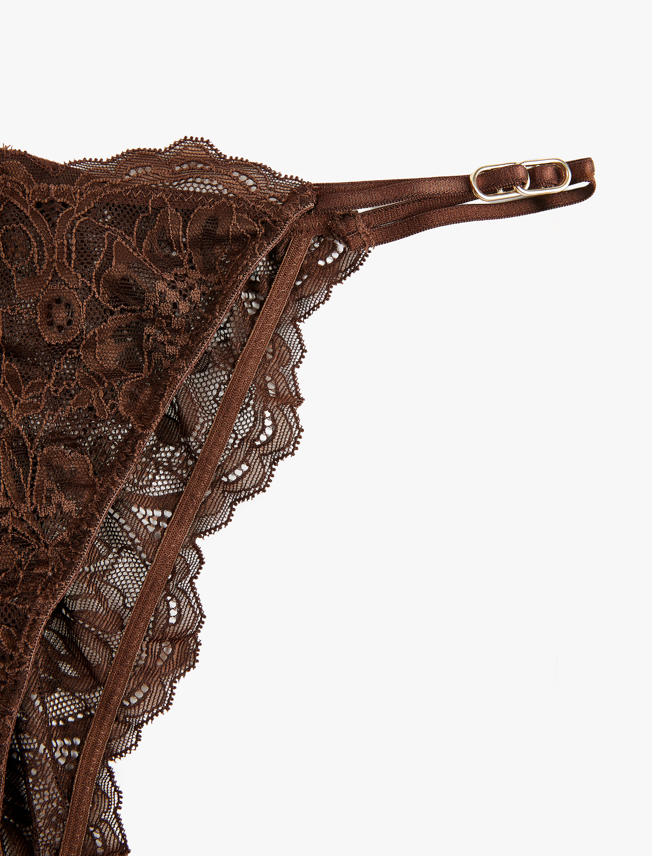   Dantel Detaylı Rahat Kalıp Brazilian Külot