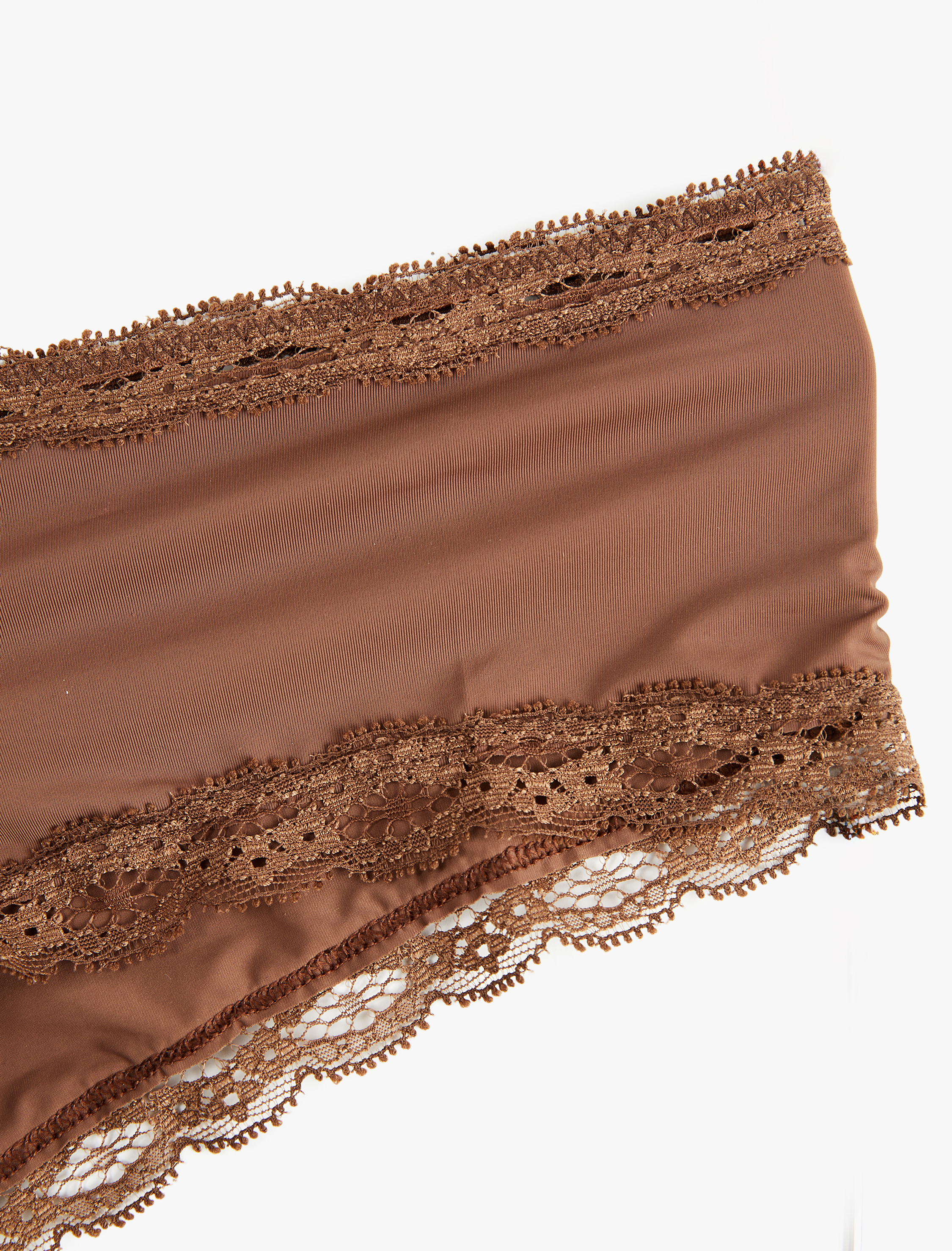   Yüksek Bel Dantelli Hipster Külot