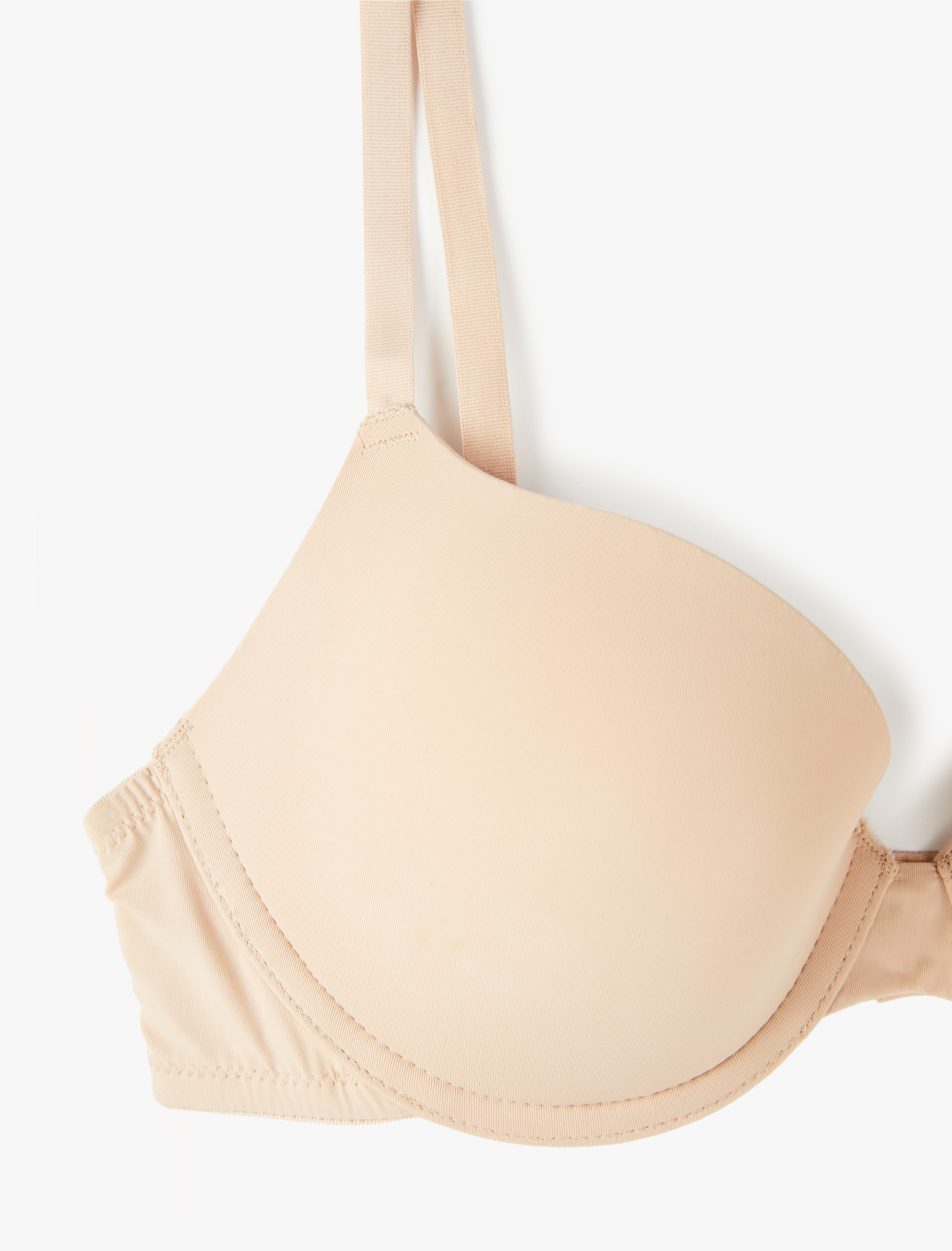   Rahat Kalıp Dolgulu Kaplı Balenli Push Up Sütyen