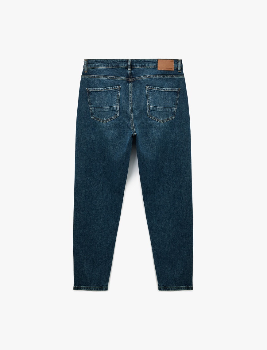   Pamuklu Normal Bel Tapered Fit Jean Pantolon - Joe Jean