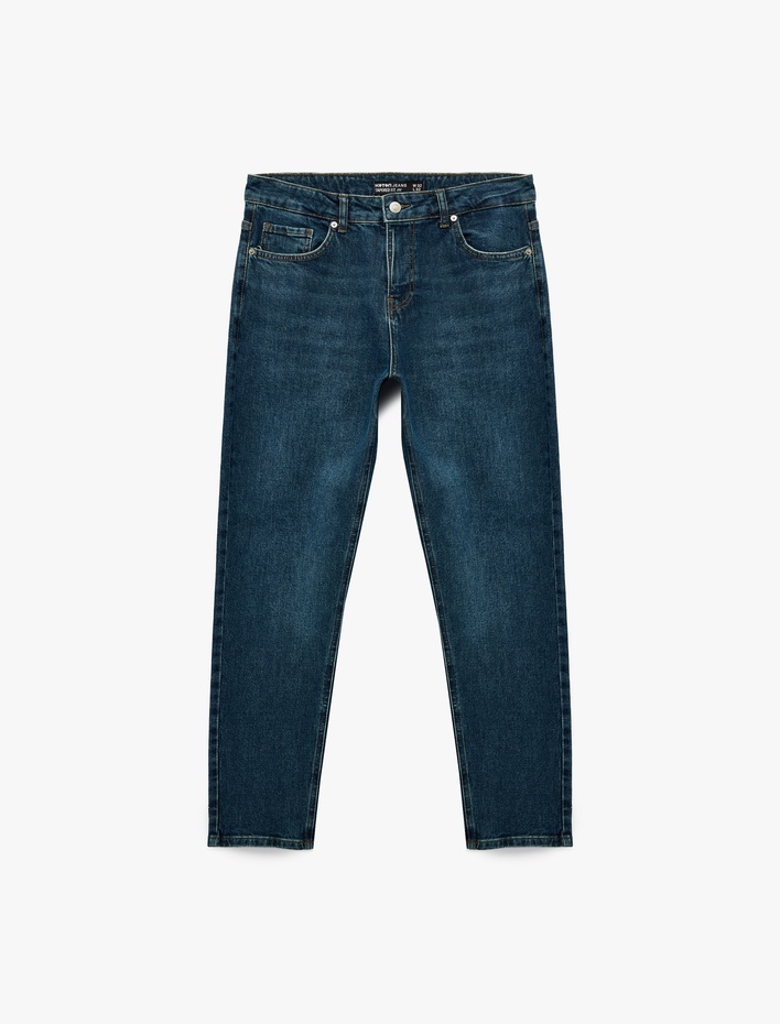  Pamuklu Normal Bel Tapered Fit Jean Pantolon - Joe Jean