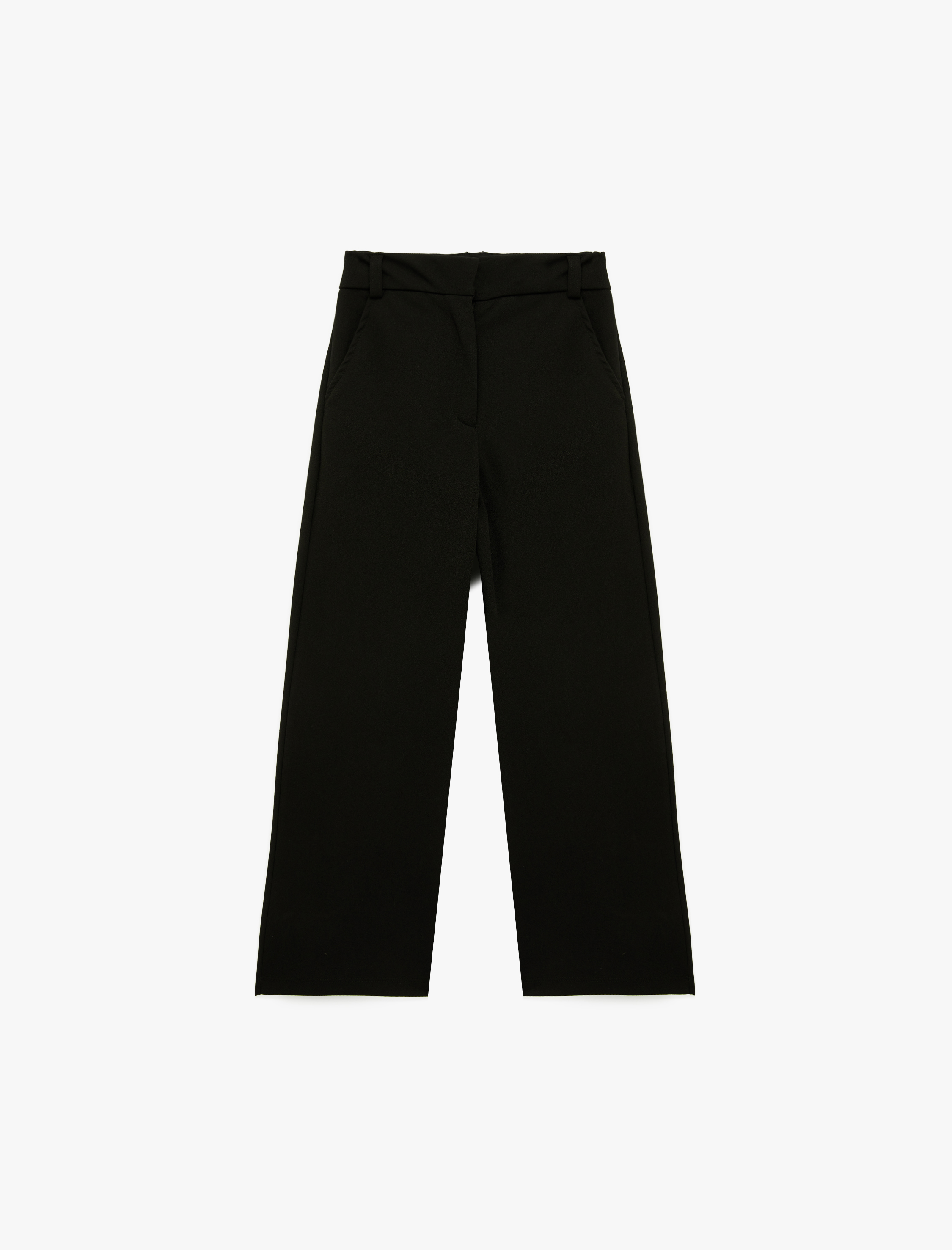 Kız Çocuk Cep Detaylı Basic Pantolon